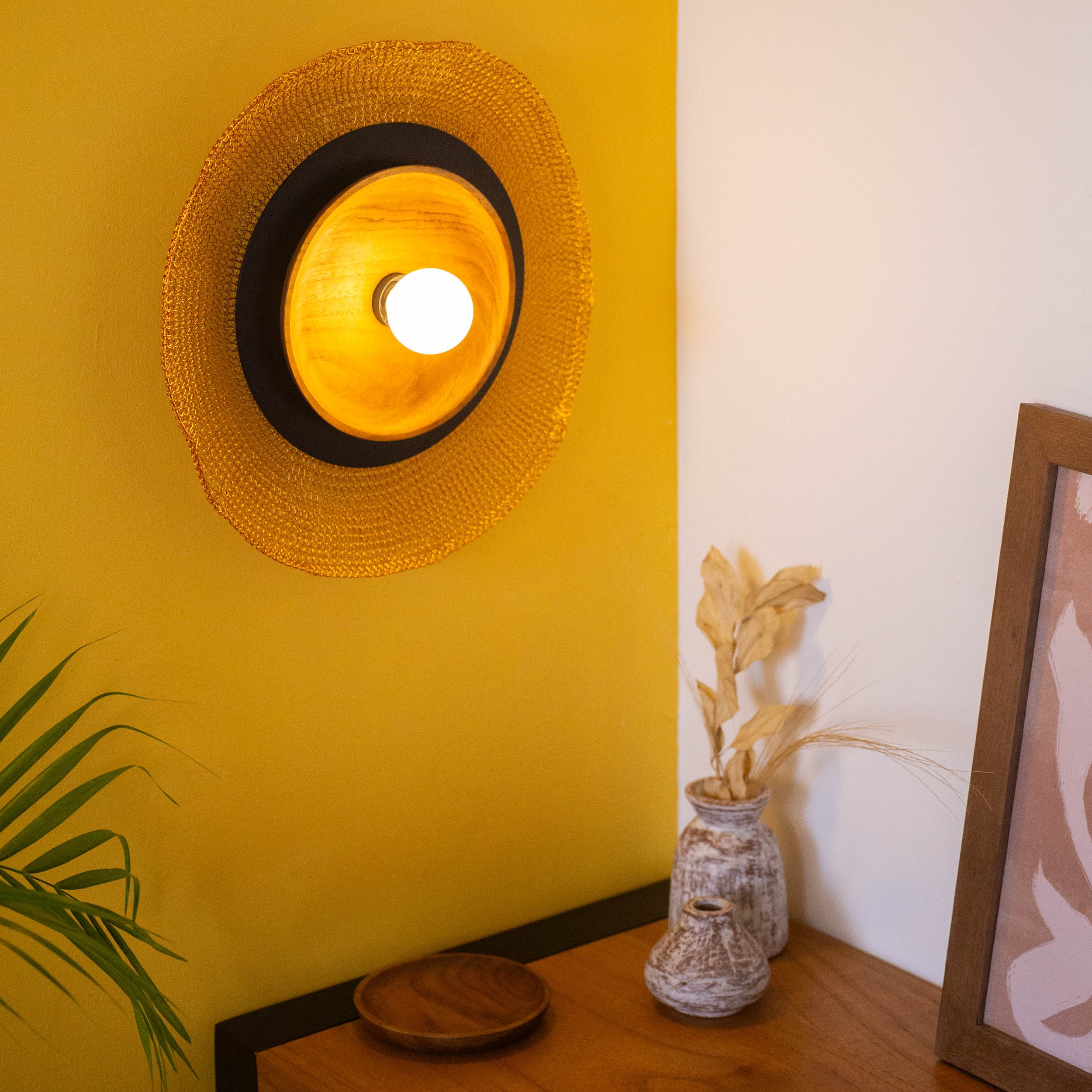 Aluna Sconce Lamp - Copper