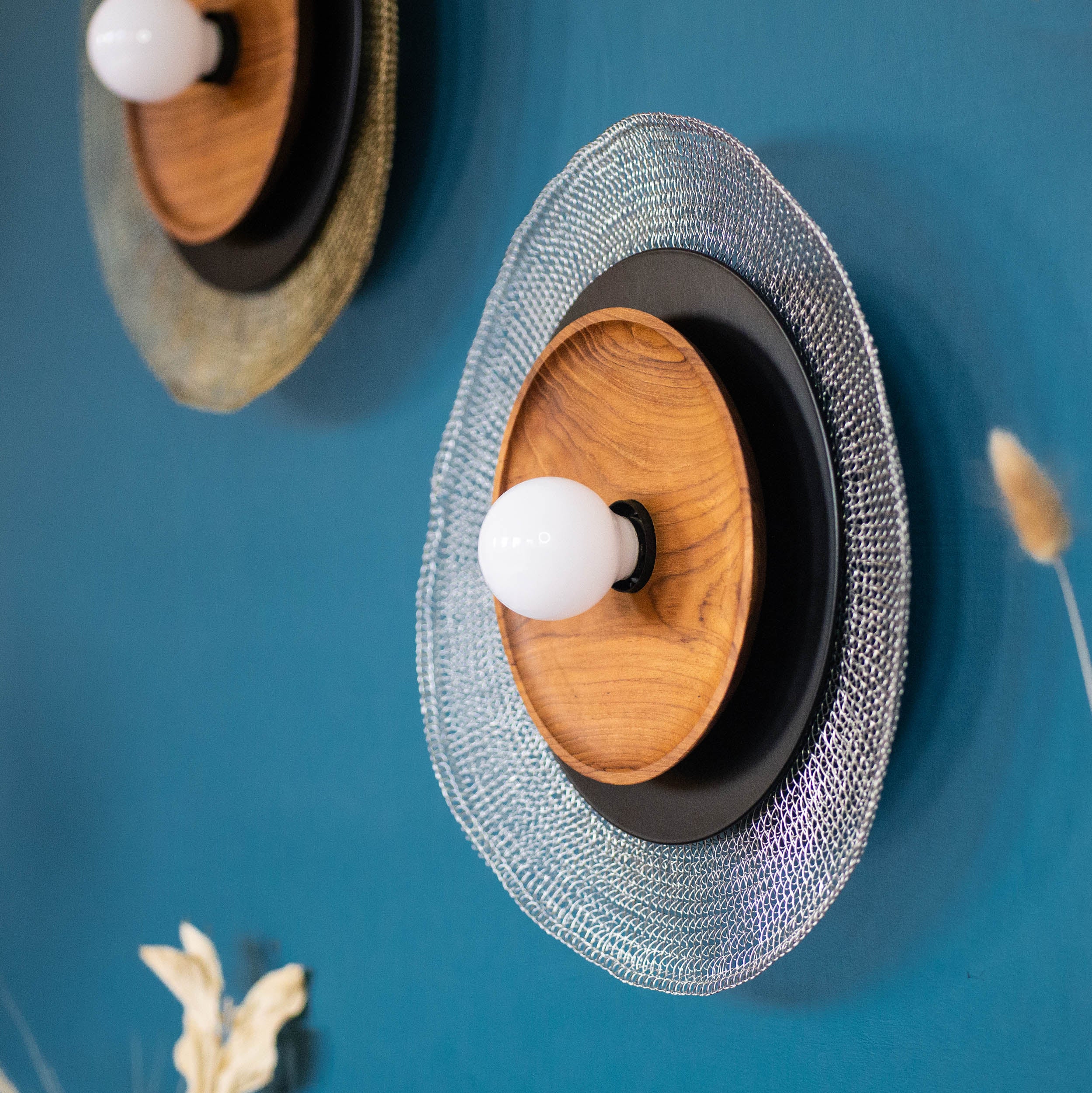 Aluna Sconce Lamp - Silver