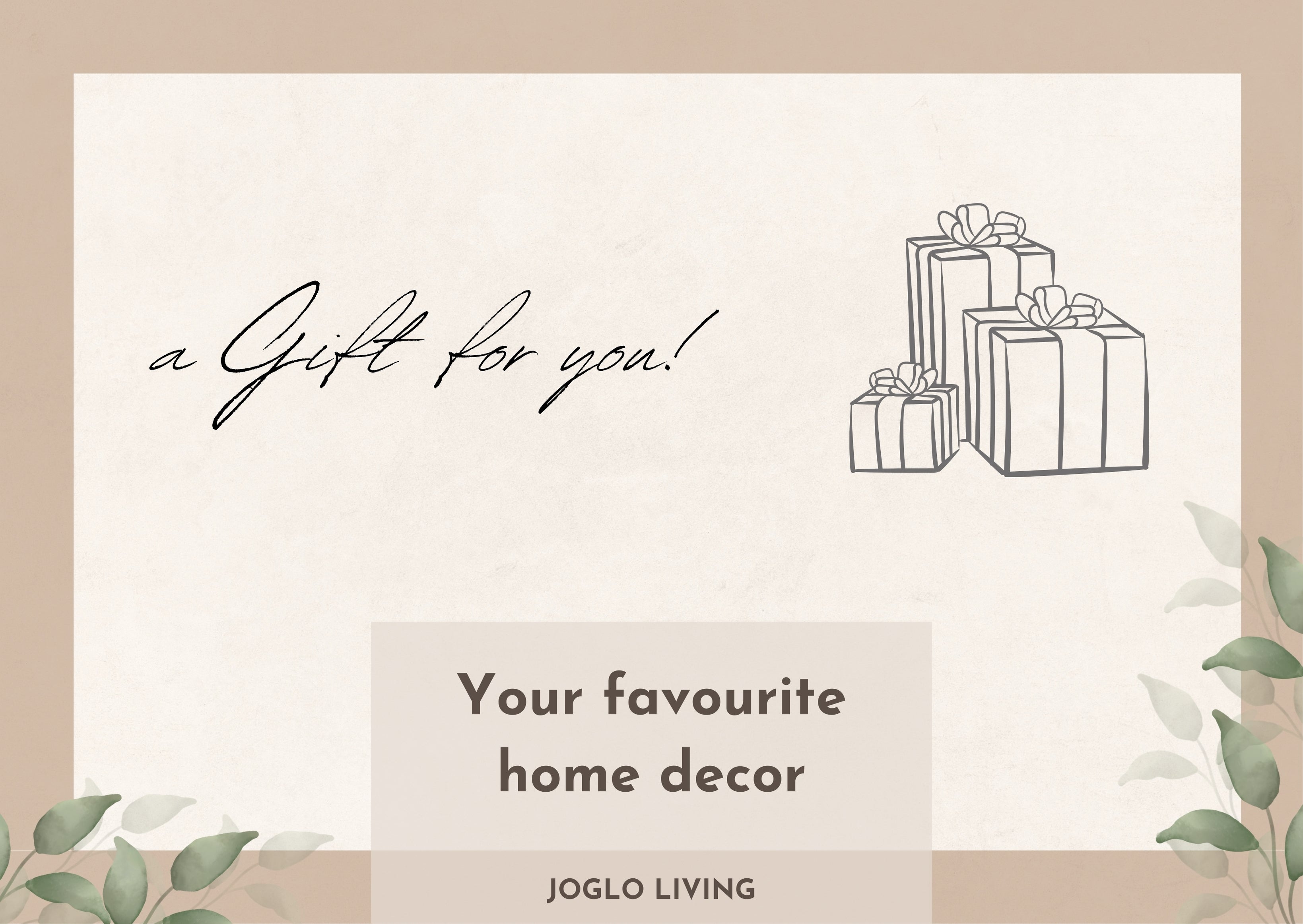 Joglo living Gift Card