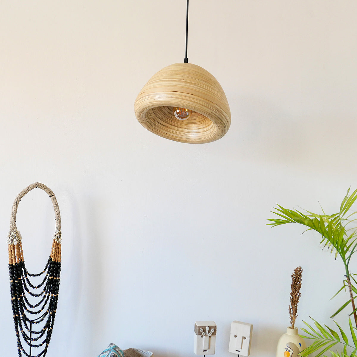 Bamboo pendant lampshade KANA