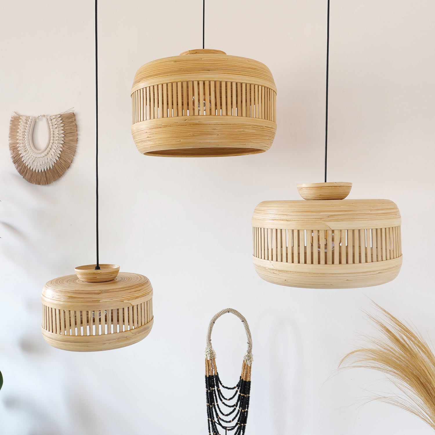 Bamboo pendant lampshade DESA