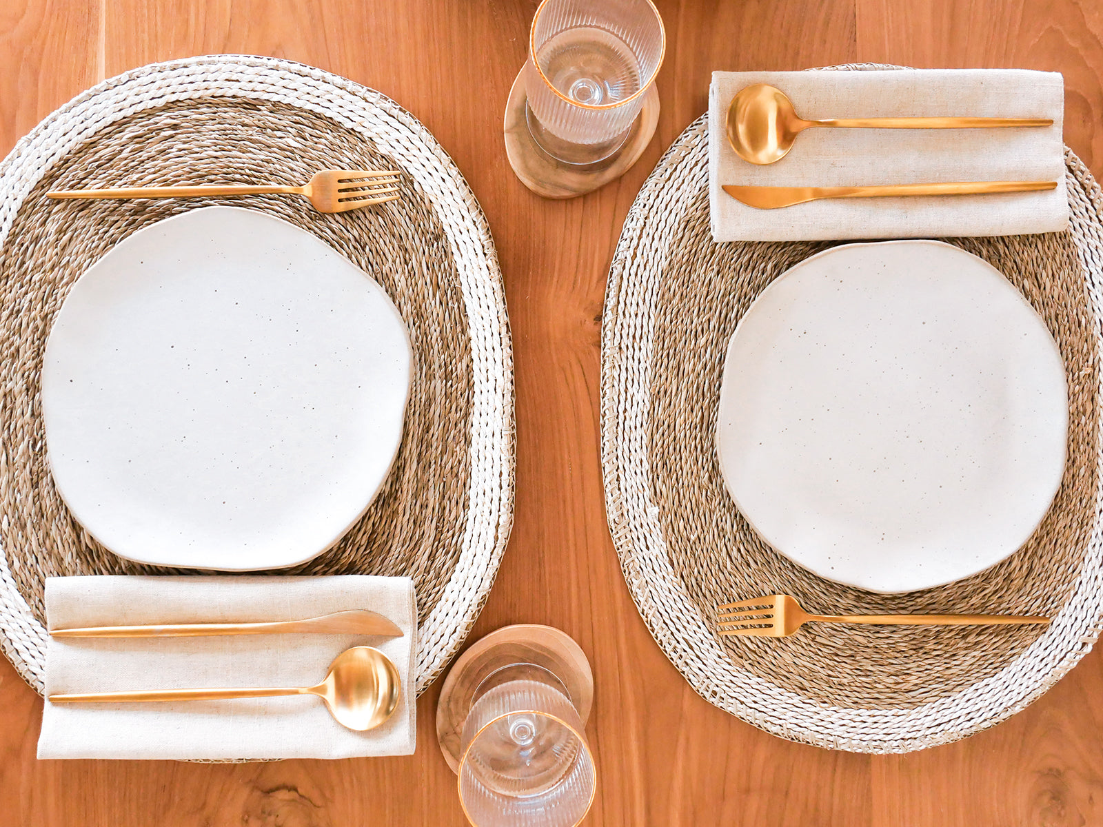 Seagrass Placemat set - Oval