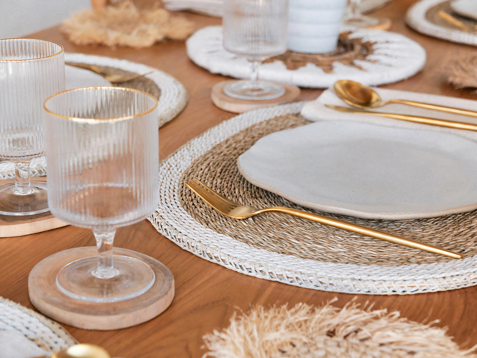 Seagrass Placemat set - Oval