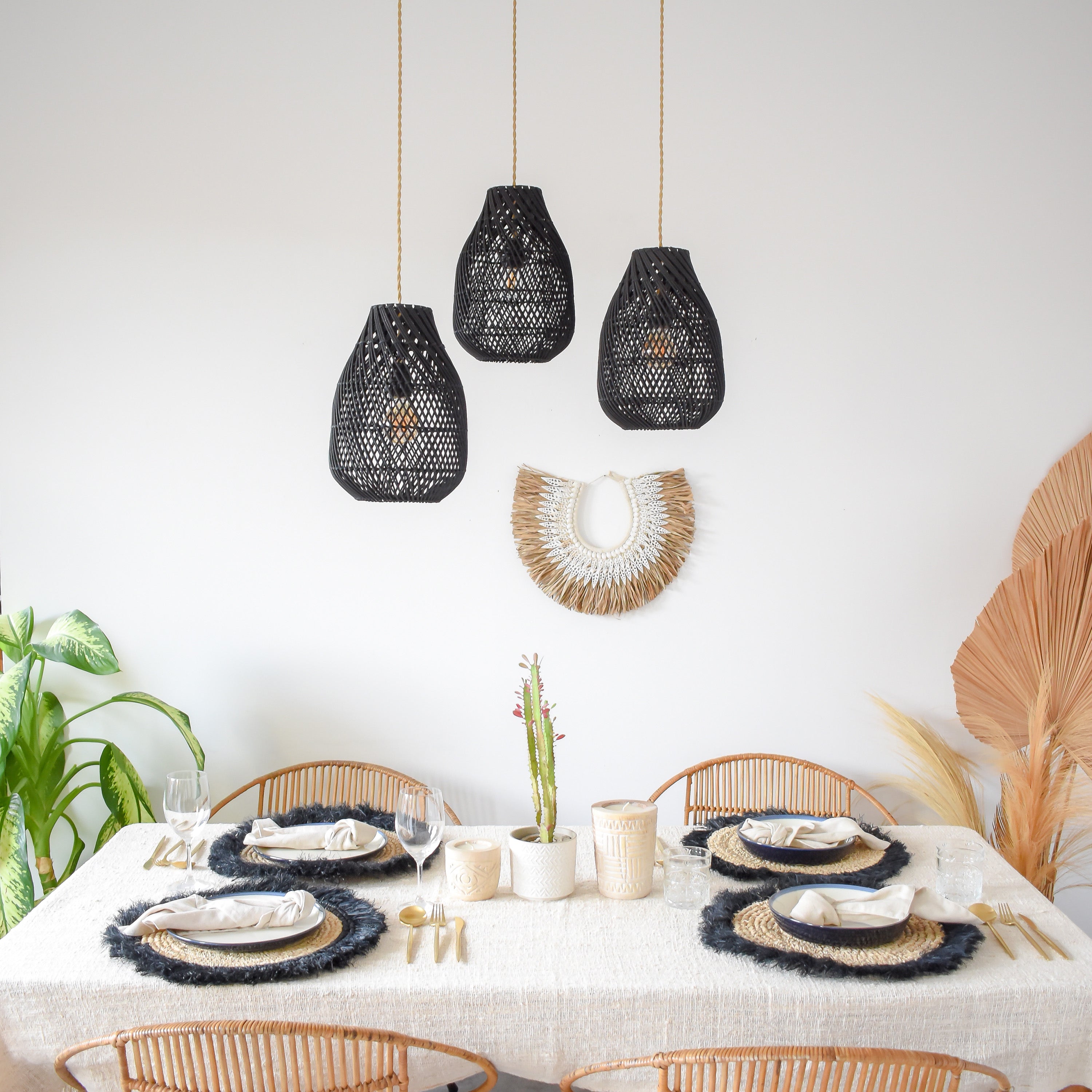 Maluku lampshade black