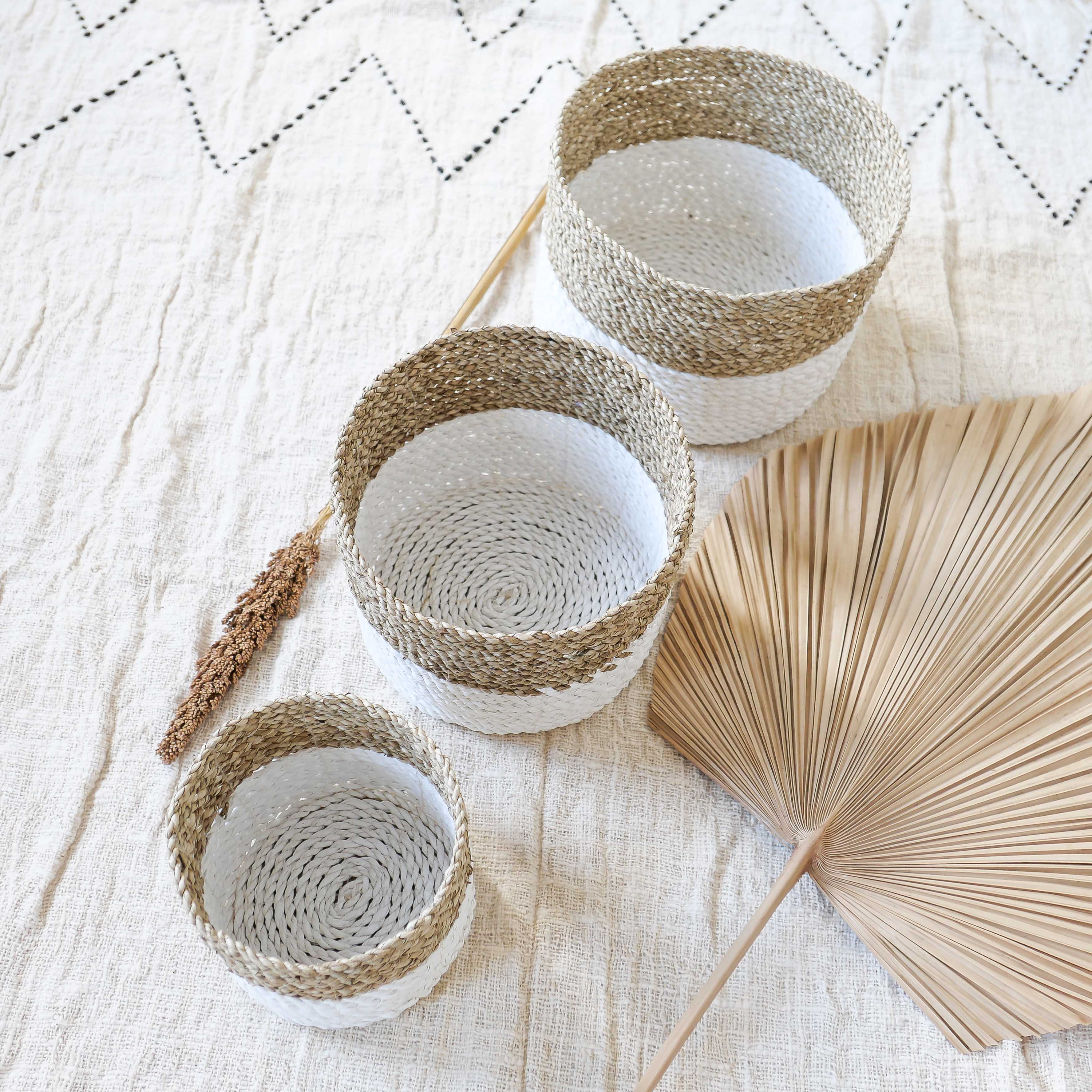 Seagrass basket set - Joglo Living