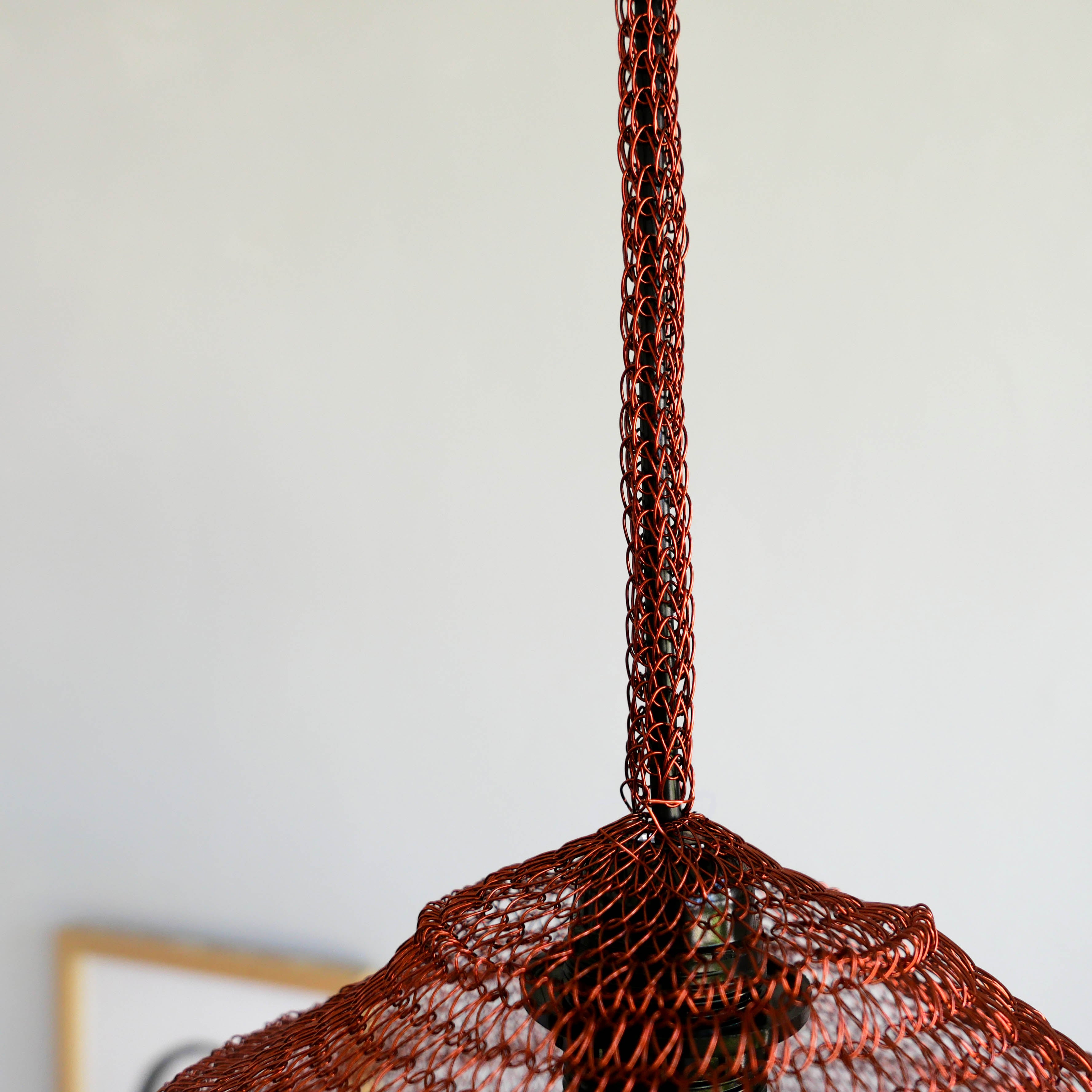 Mondu copper lampshade - Joglo Living