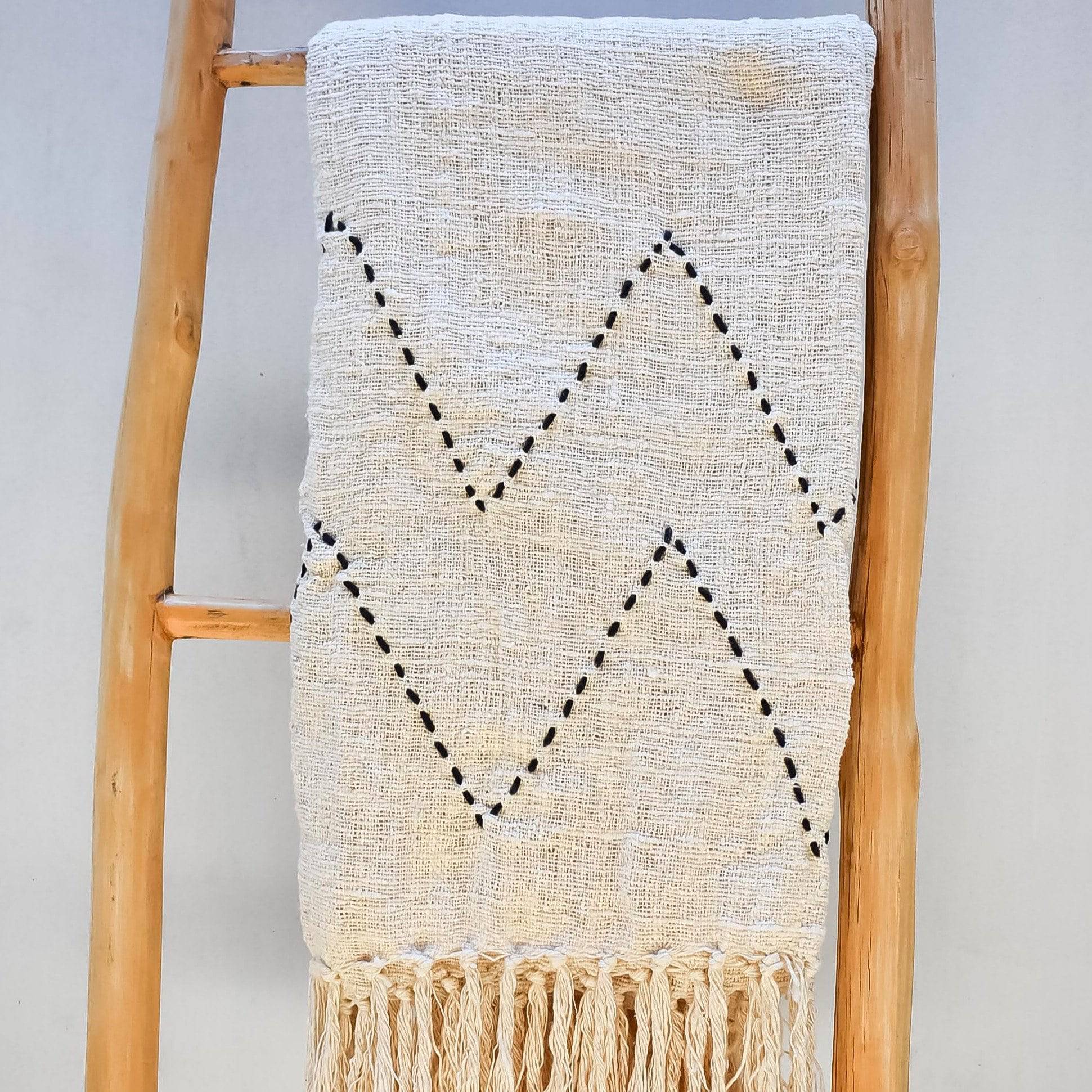 Toraja blanket organic raw cotton blanket Joglo Living