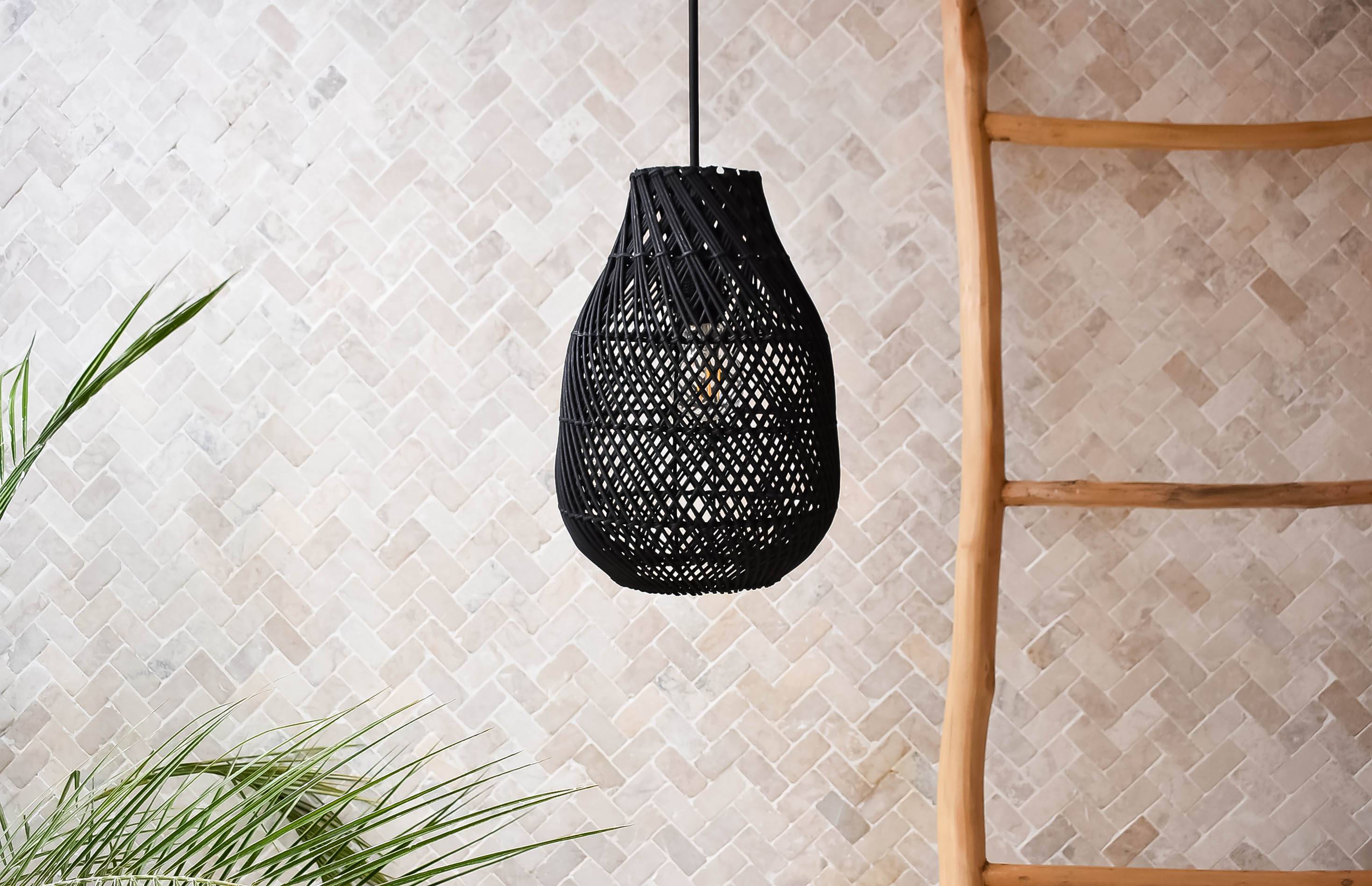Maluku lampshade black - Joglo Living