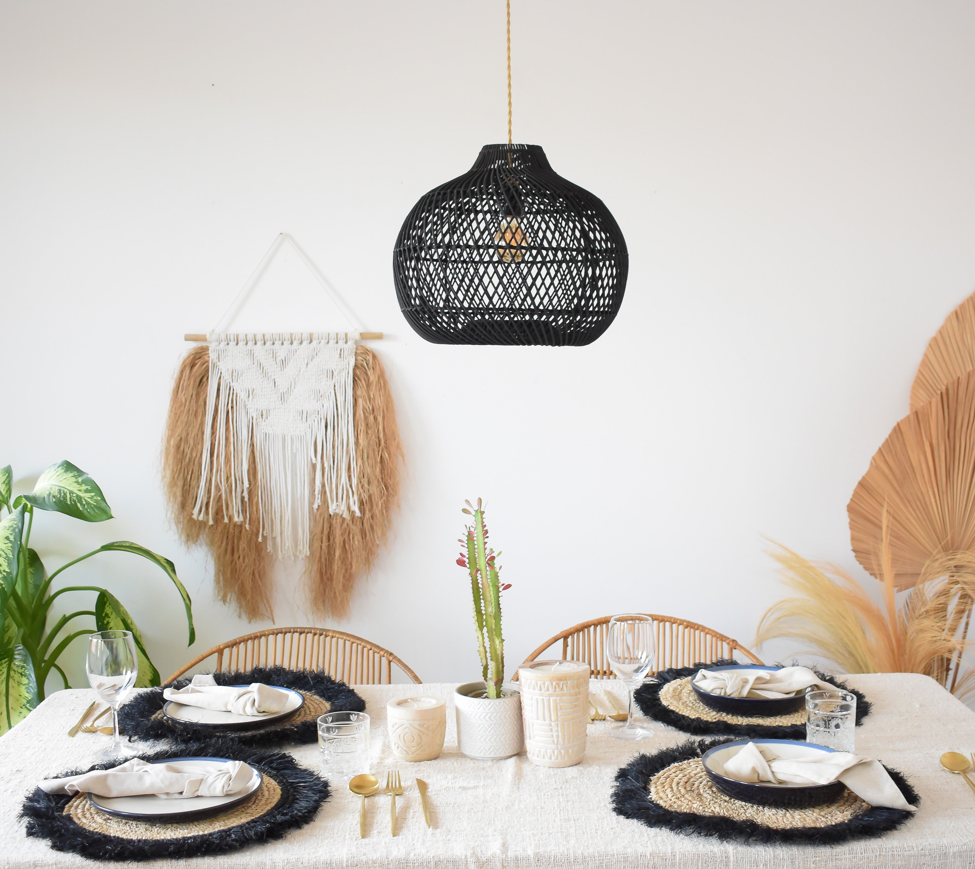 Kanawa lampshade black