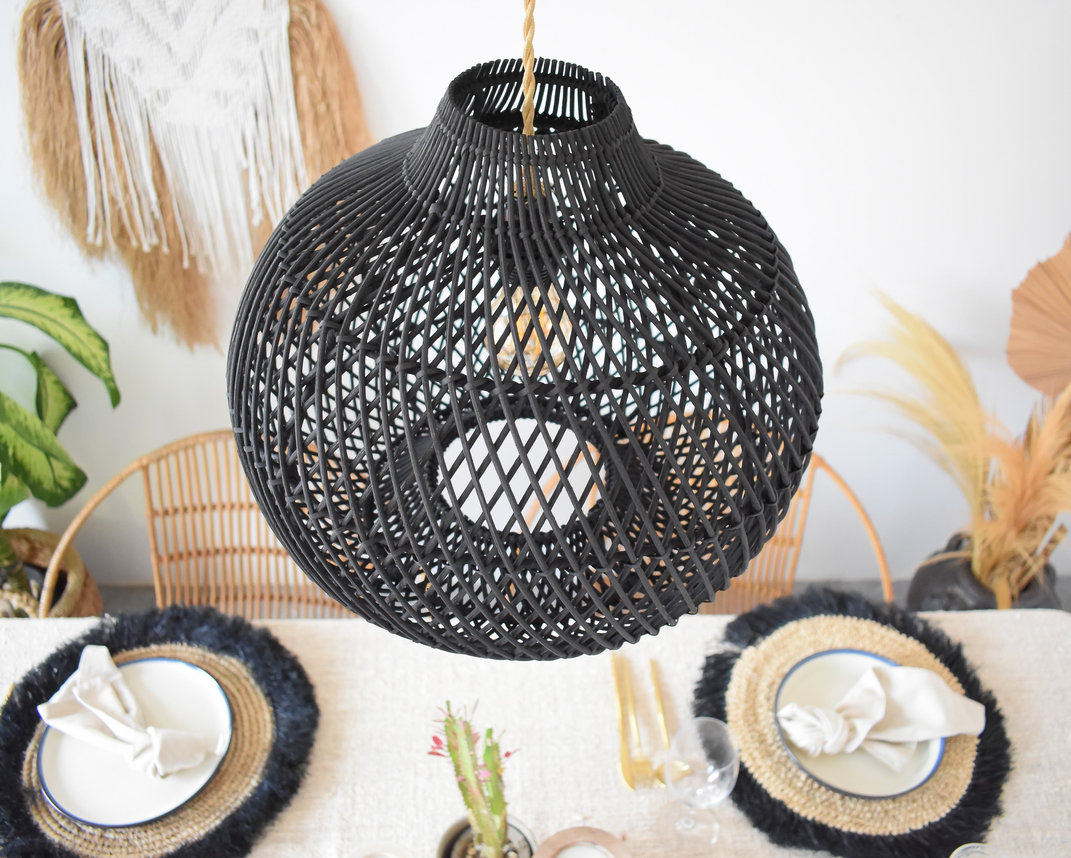 Kanawa lampshade black