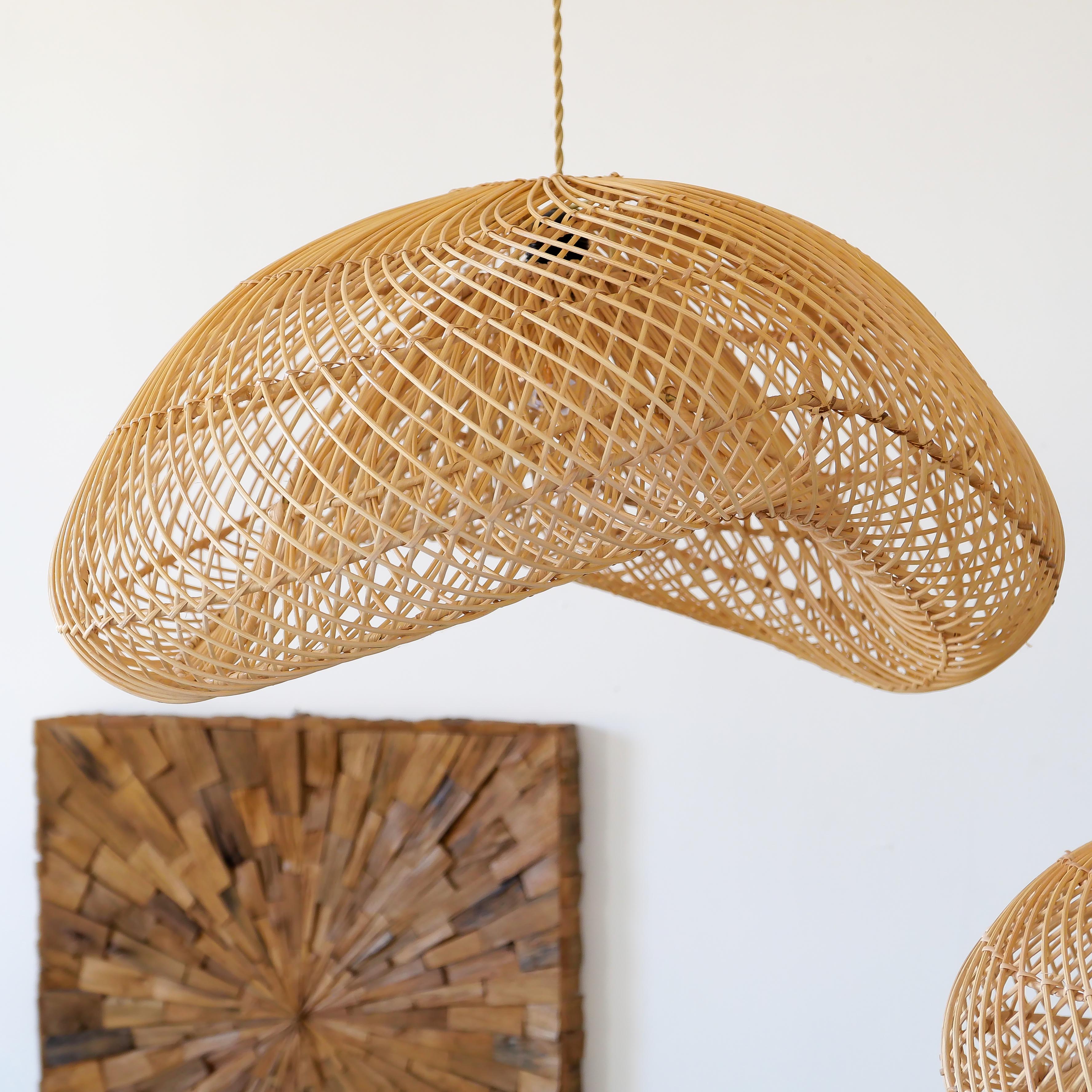 Moa rattan lampshade - Joglo Living