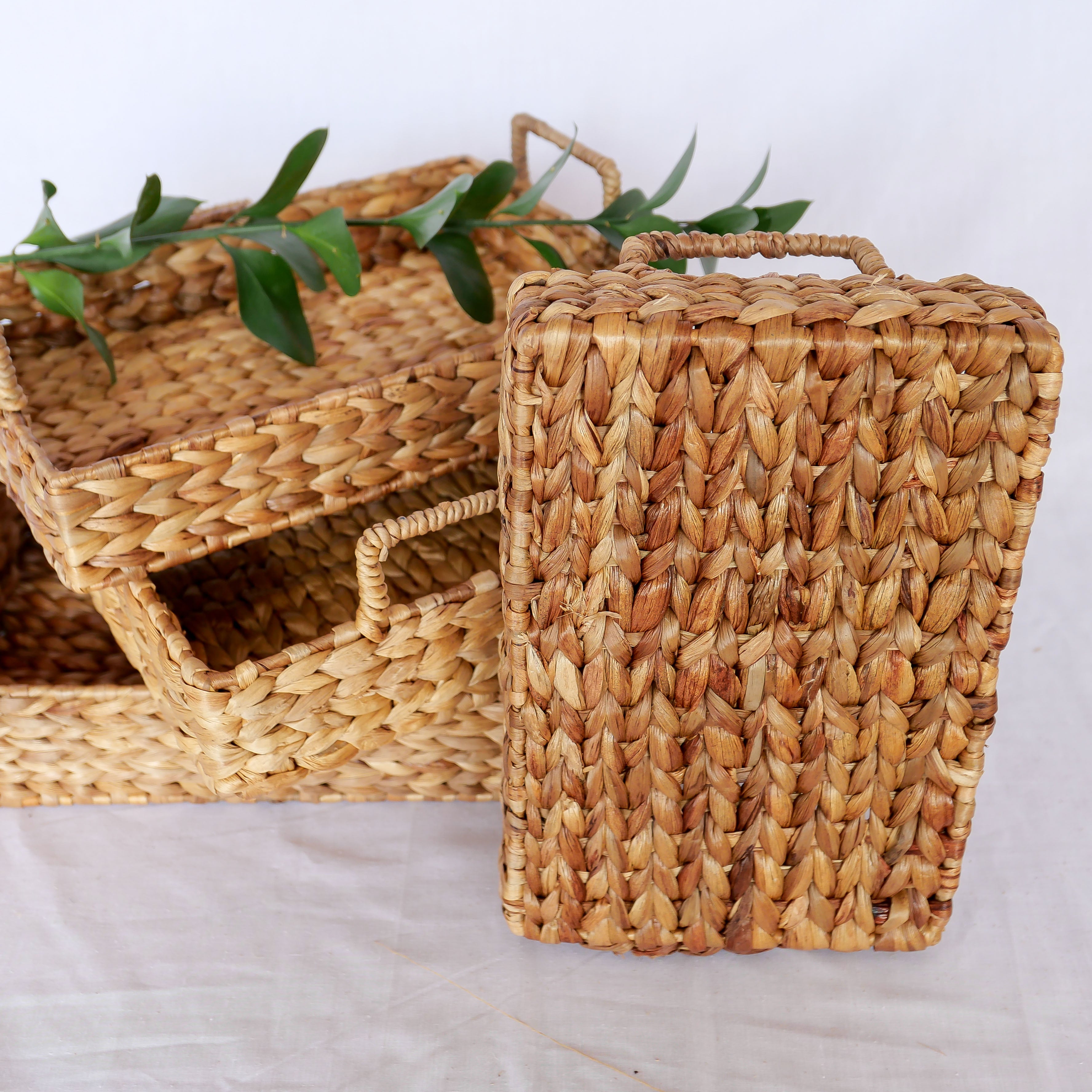 Serving tray with handles - set of 4