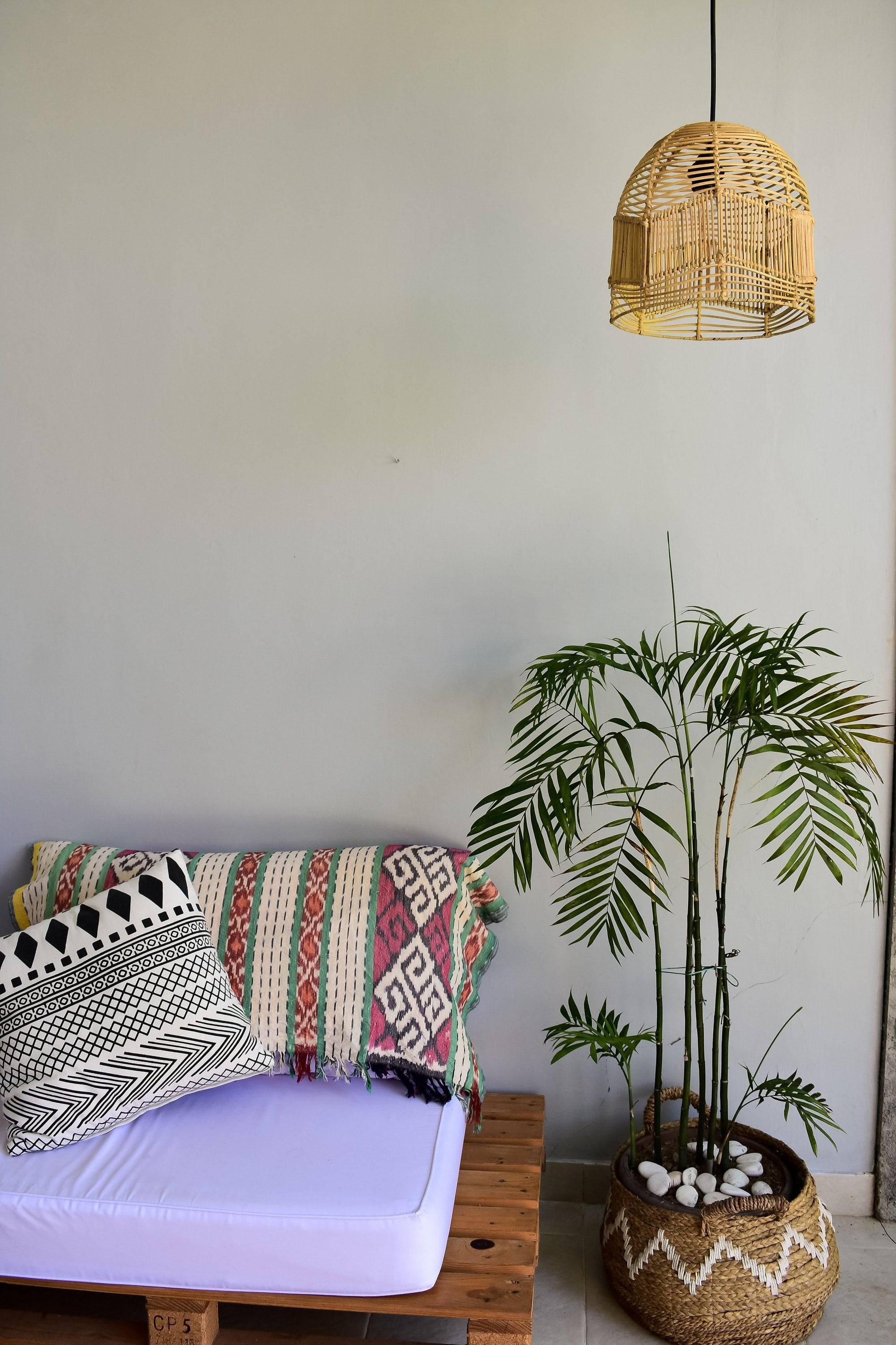 rattan pendant shade