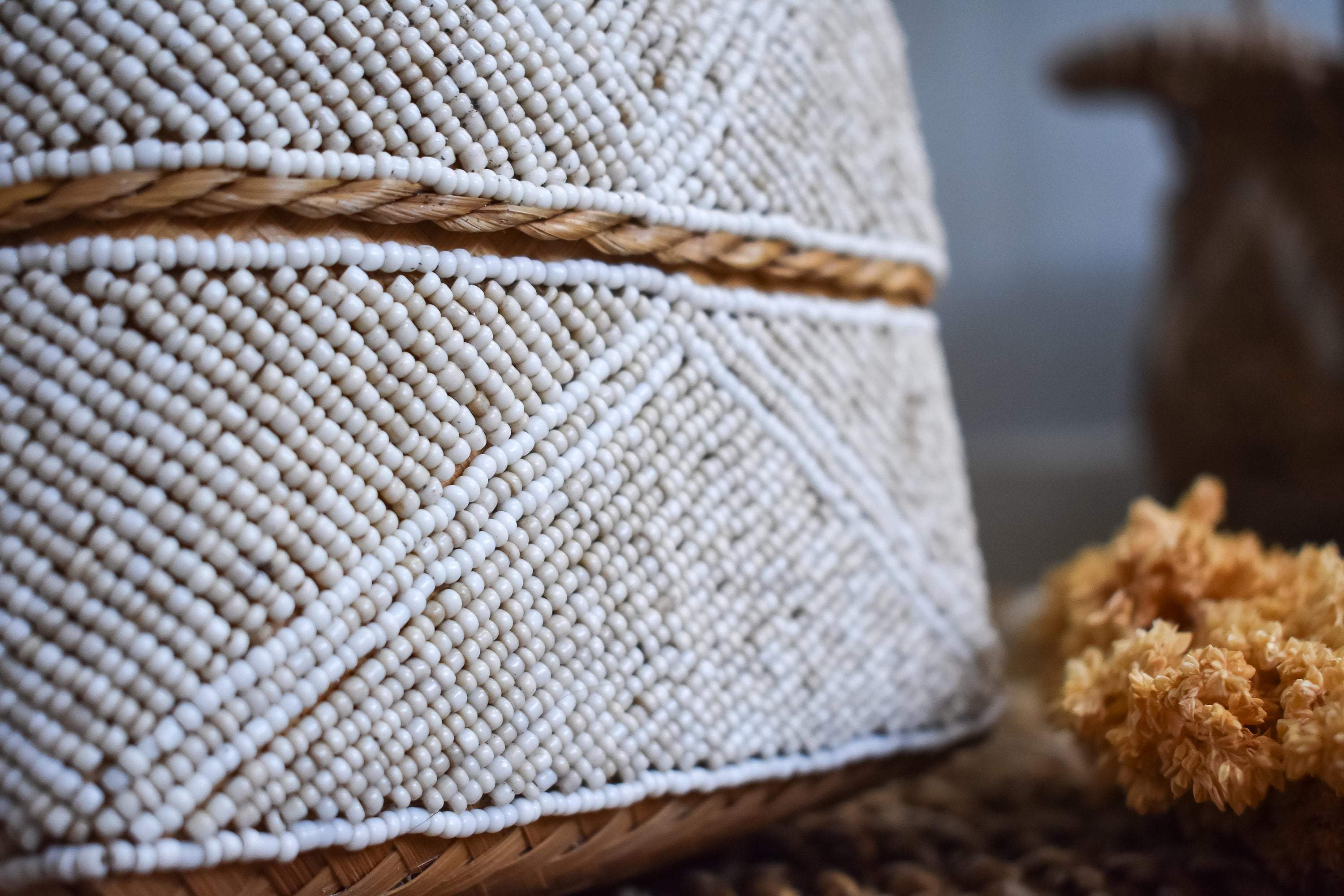 Decorative Woven Bamboo Box Set - Woven Box Set | Joglo Living