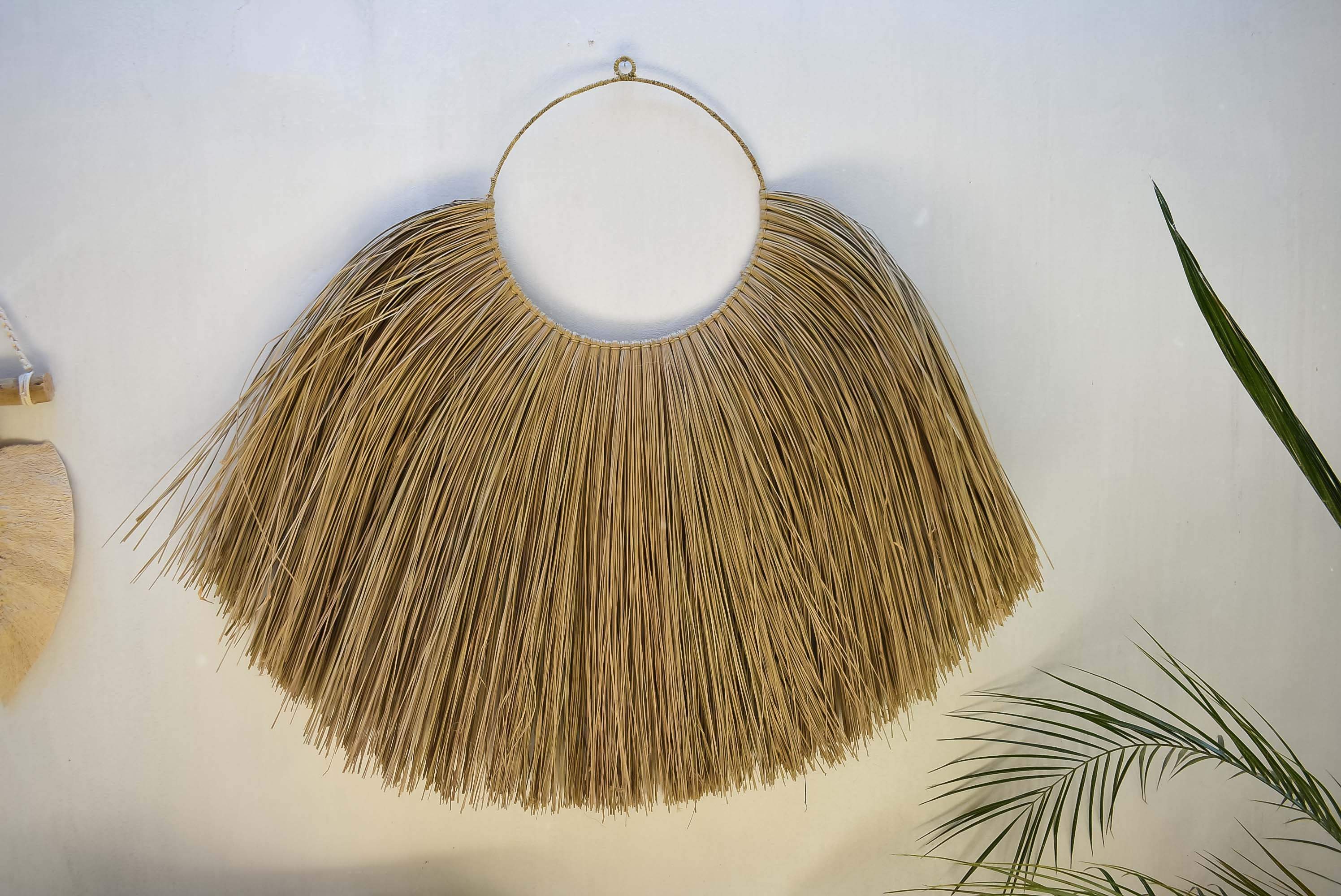 Raffia wall hanging - Joglo Living