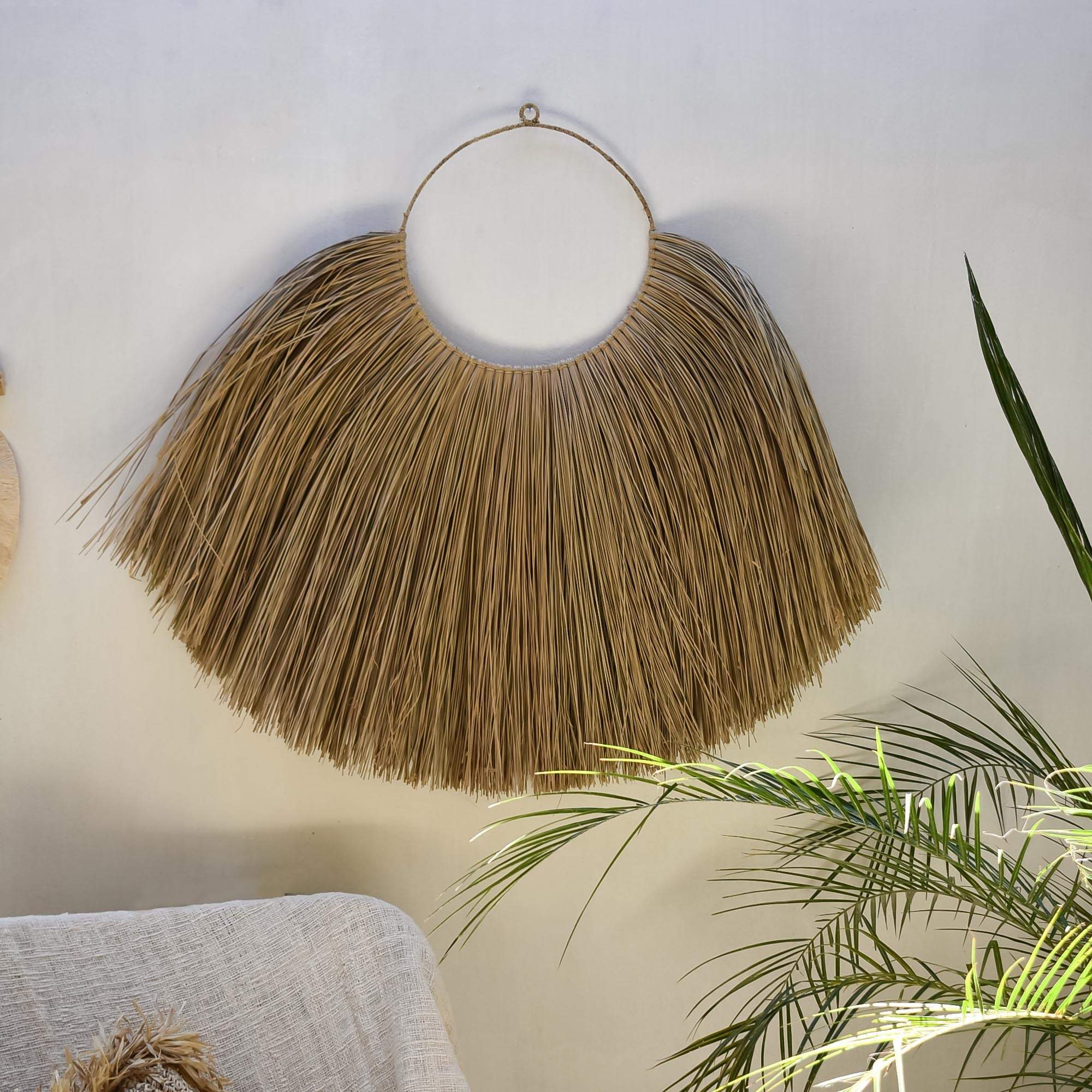 Raffia wall hanging - Joglo Living