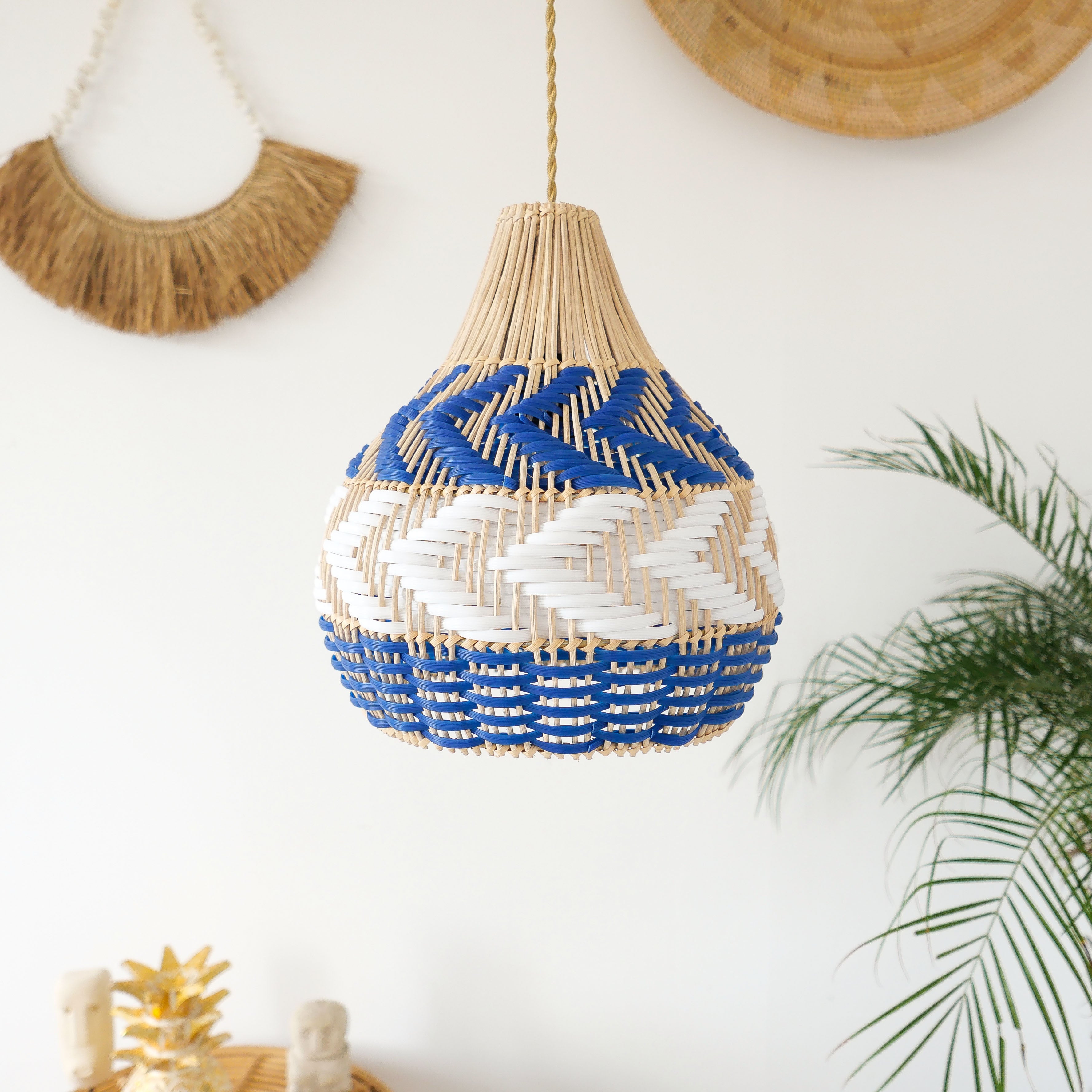 Hulua Lampshade Blue - Lightshade | Joglo Living