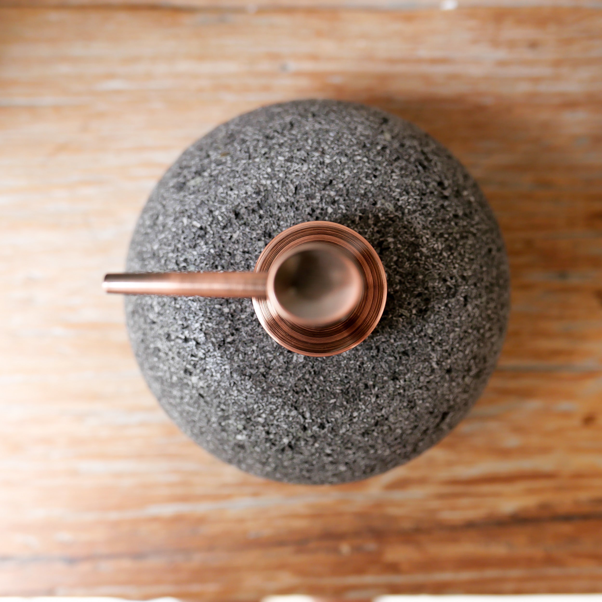 Lava stone soap dispenser - Joglo Living