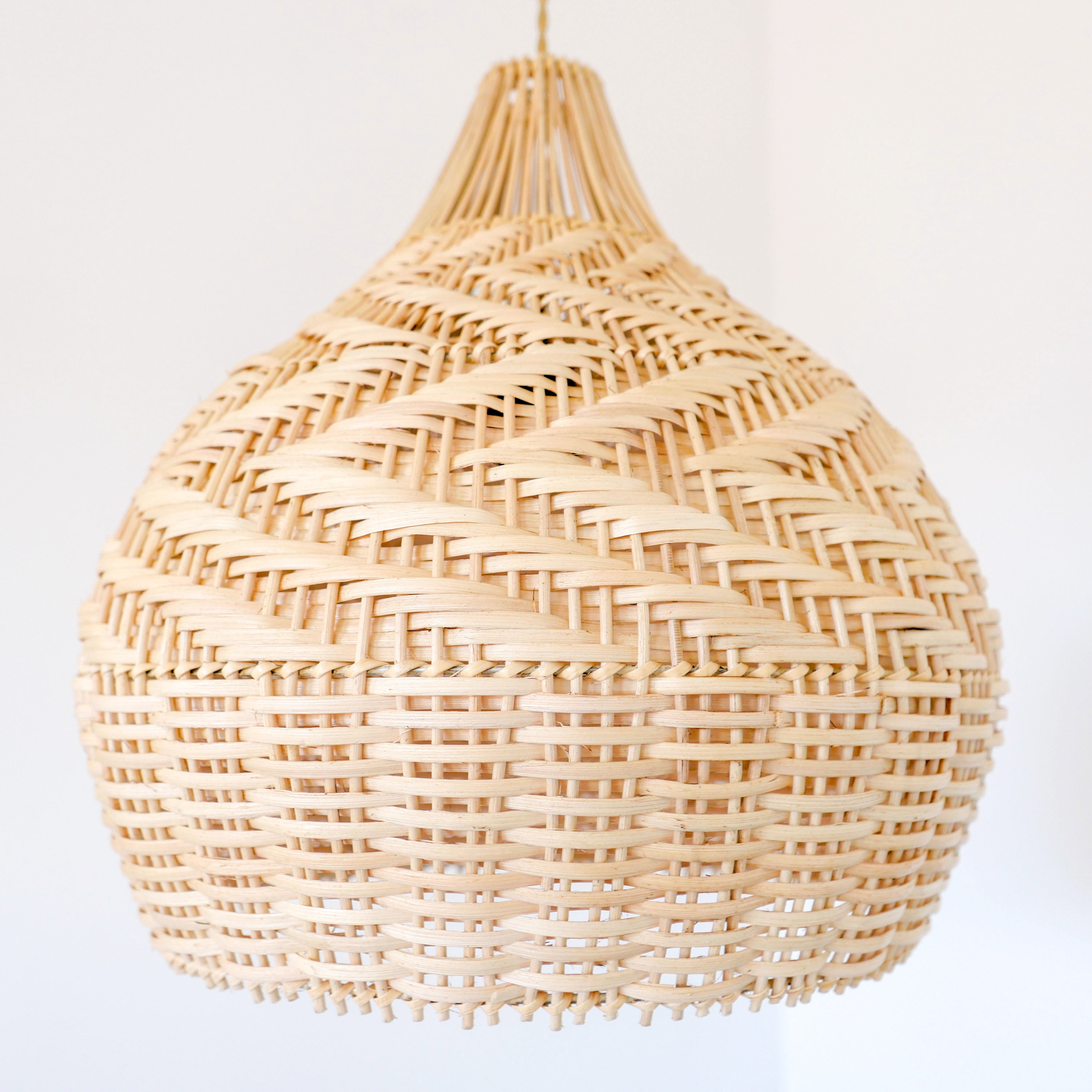 Huala - Woven Fiber Lampshade | Joglo Living