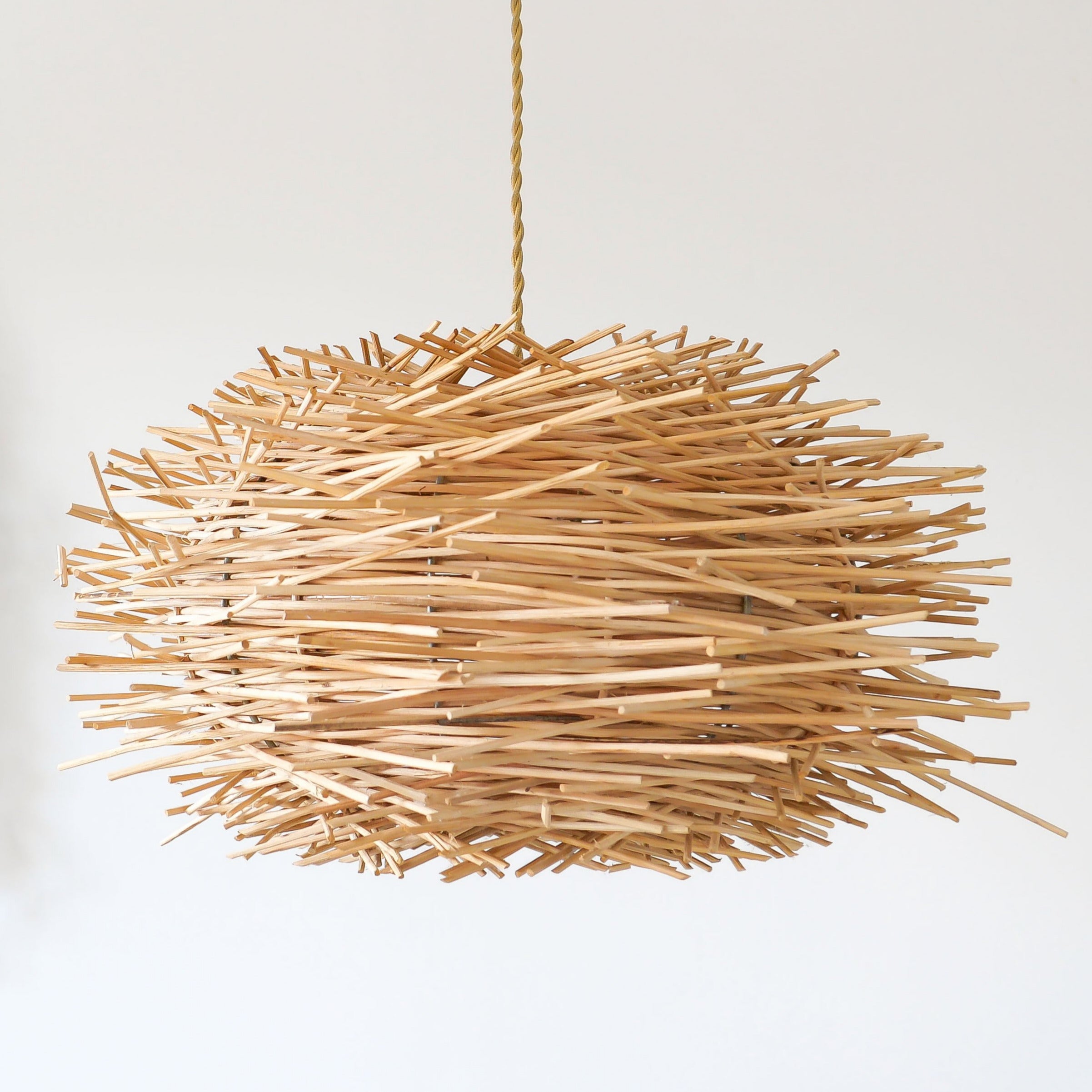 Banta rattan lampshade - Joglo Living