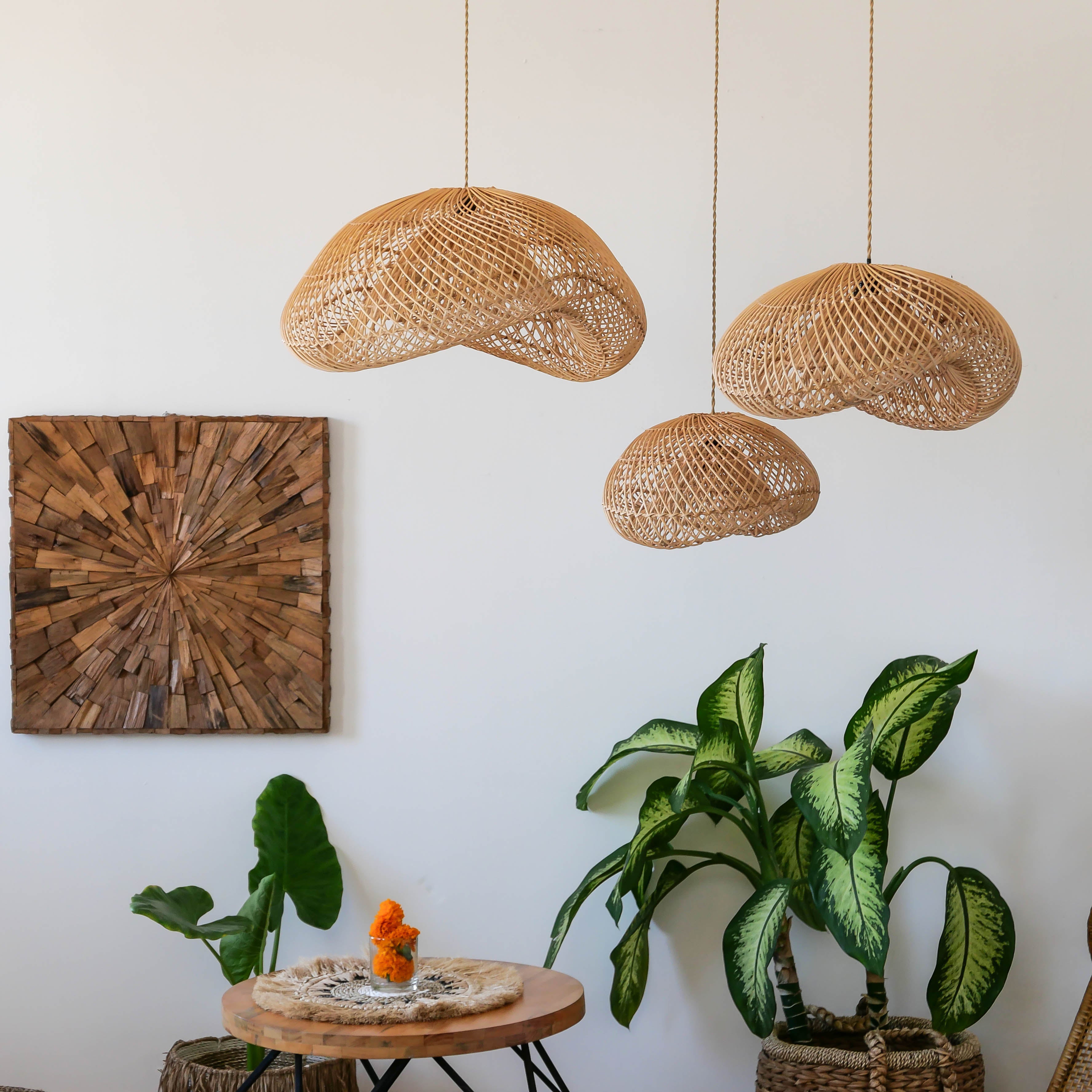 Moa rattan lampshade - Joglo Living