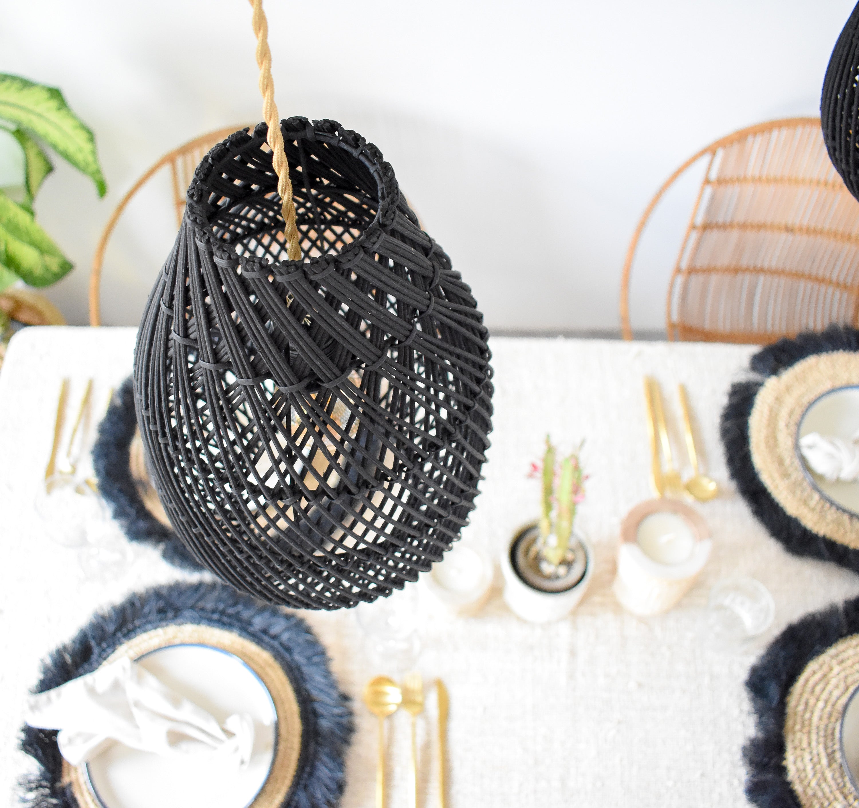 Maluku lampshade black