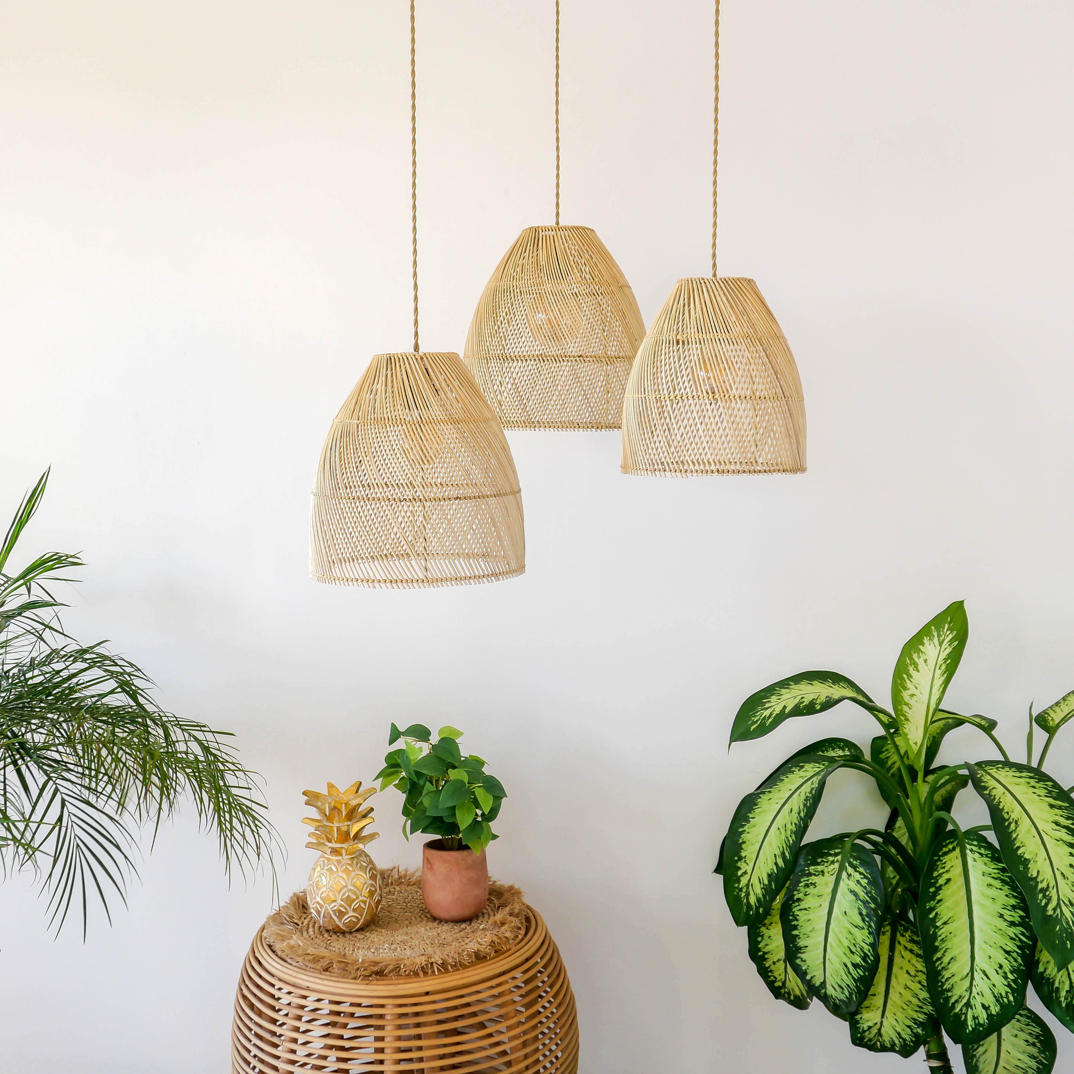 Sumba lampshades set of 3