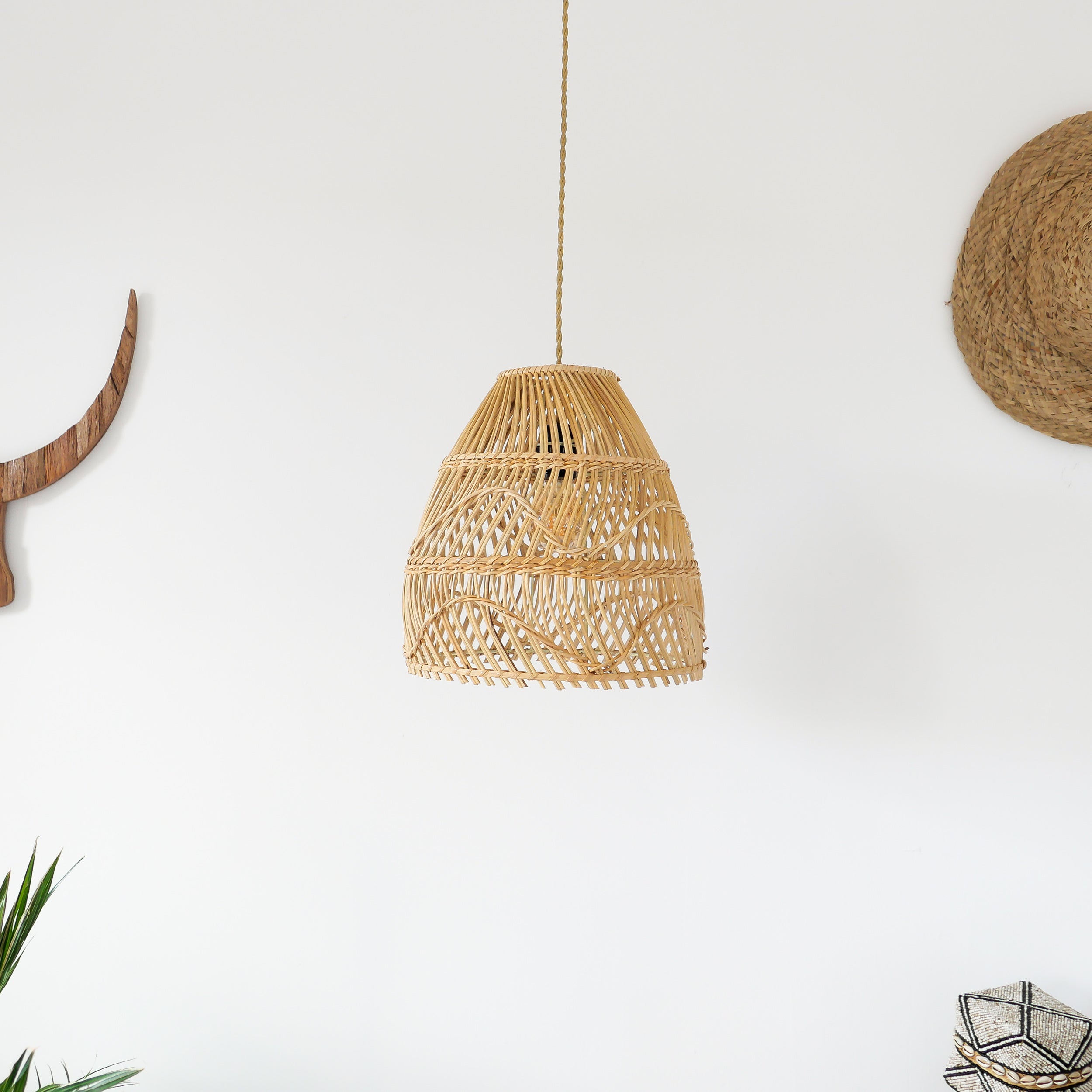 Buna ken Lampshade - Rattan Lampshade | Joglo Living