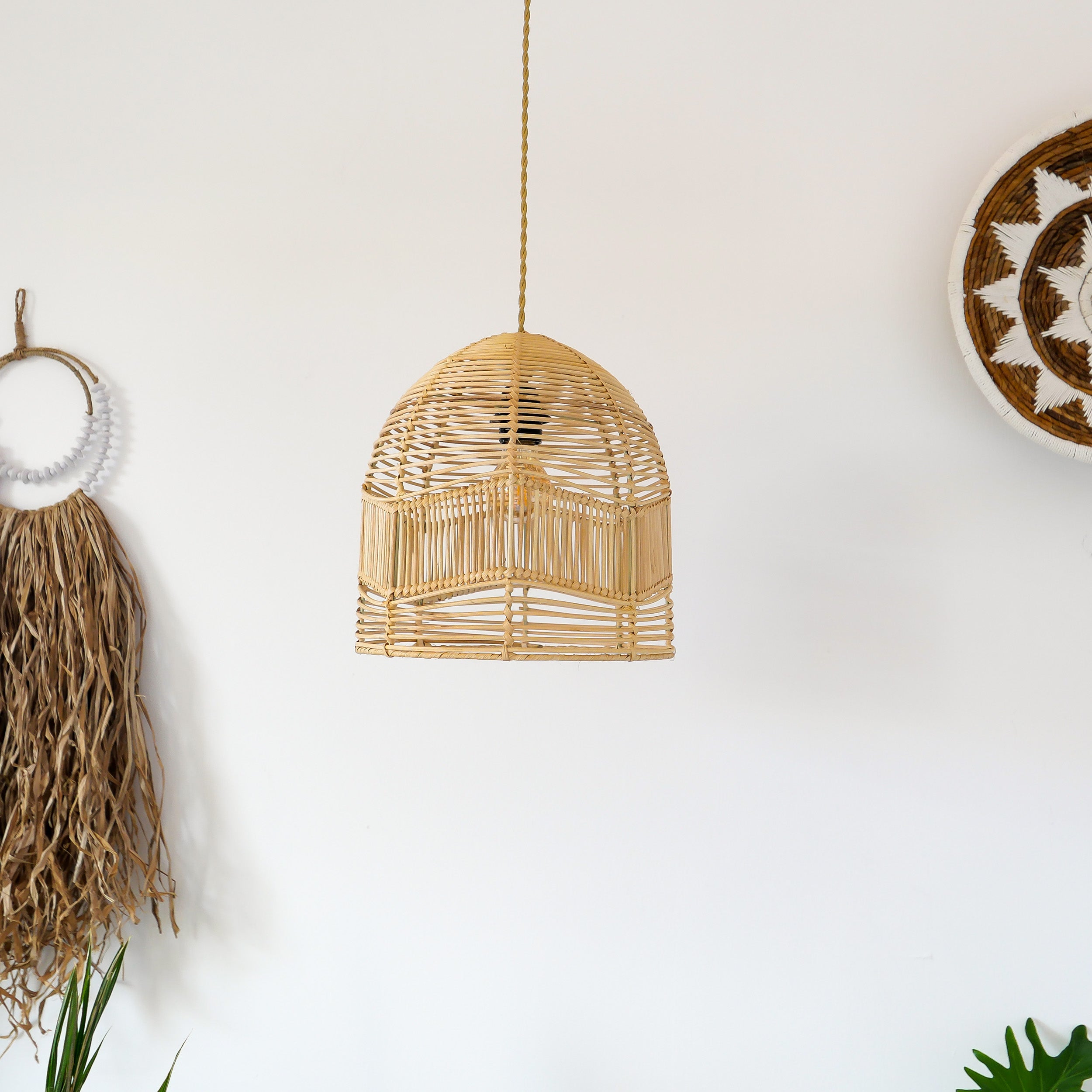 Alor rattan lampshade - Joglo Living