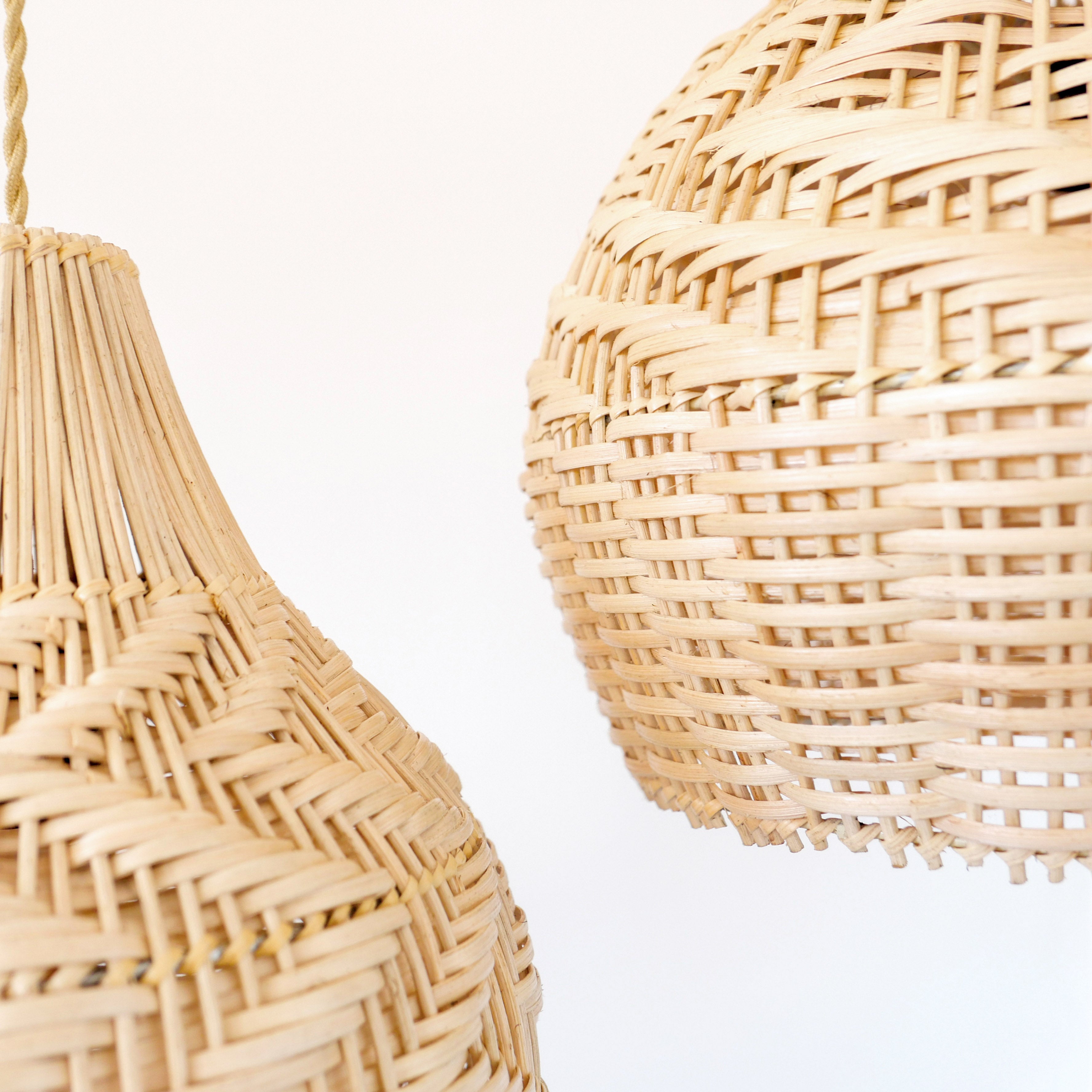 Huala - Woven Fiber Lampshade | Joglo Living