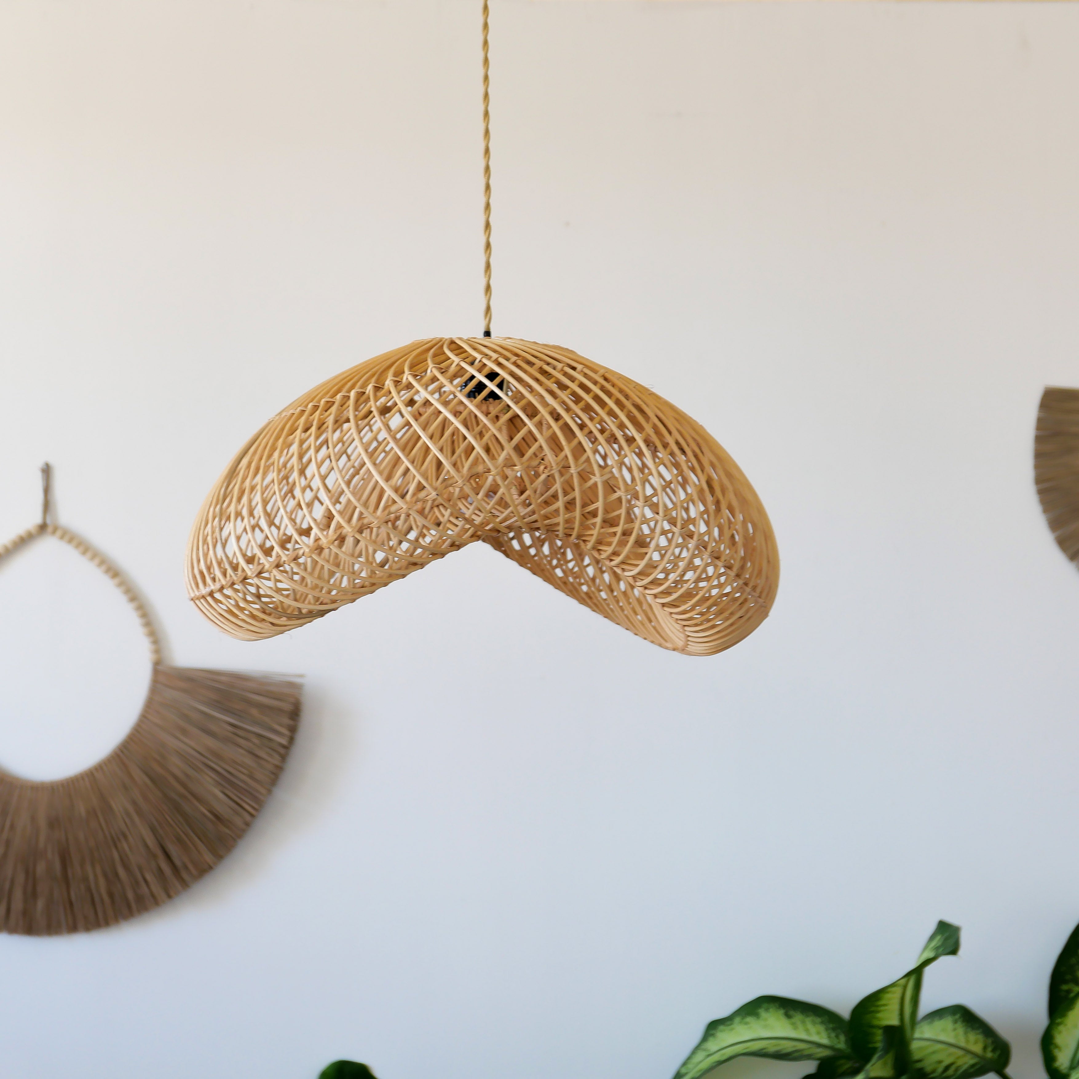 Moa rattan lampshade - Joglo Living