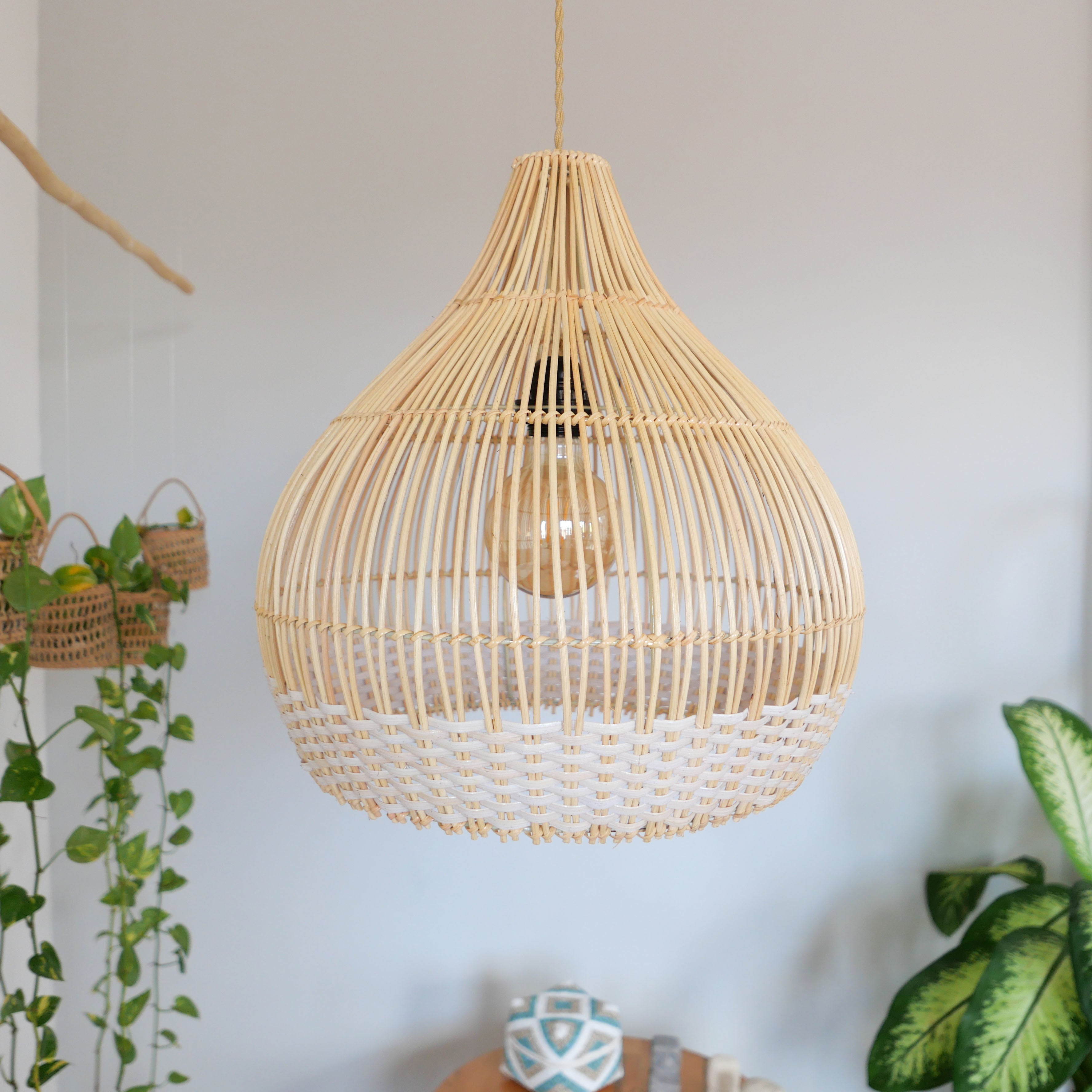 Morotai Lampshade white - Joglo Living