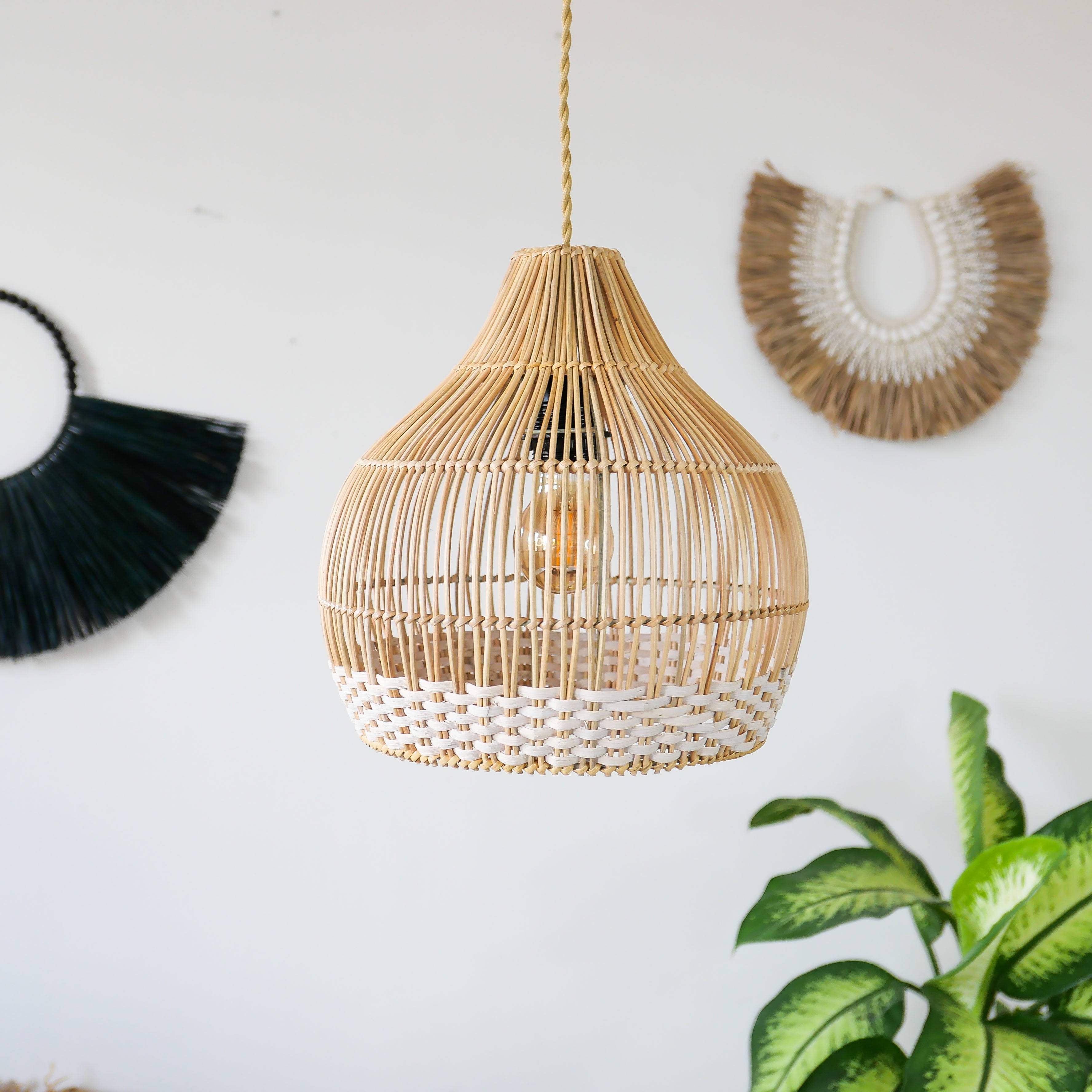 Morotai Lampshade white - Joglo Living