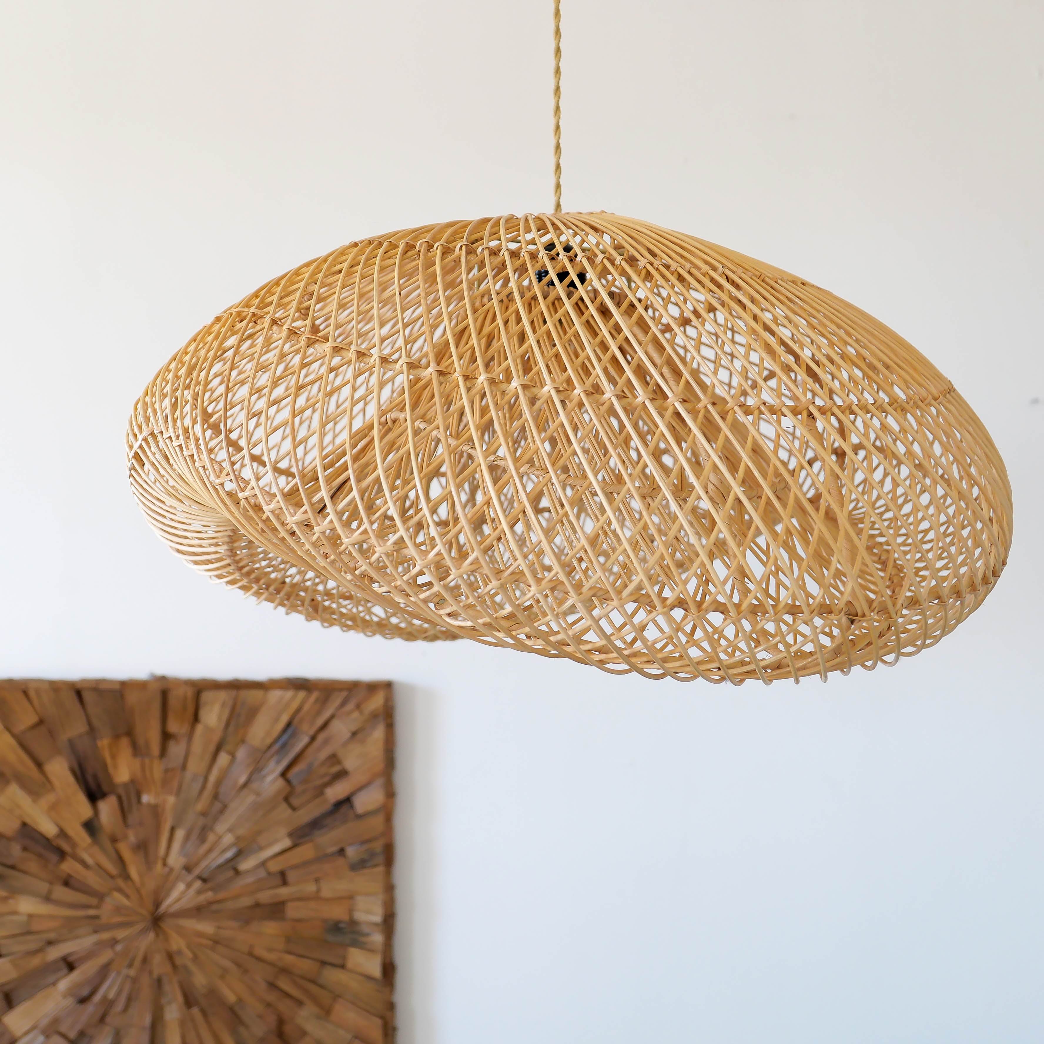 Moa rattan lampshade - Joglo Living