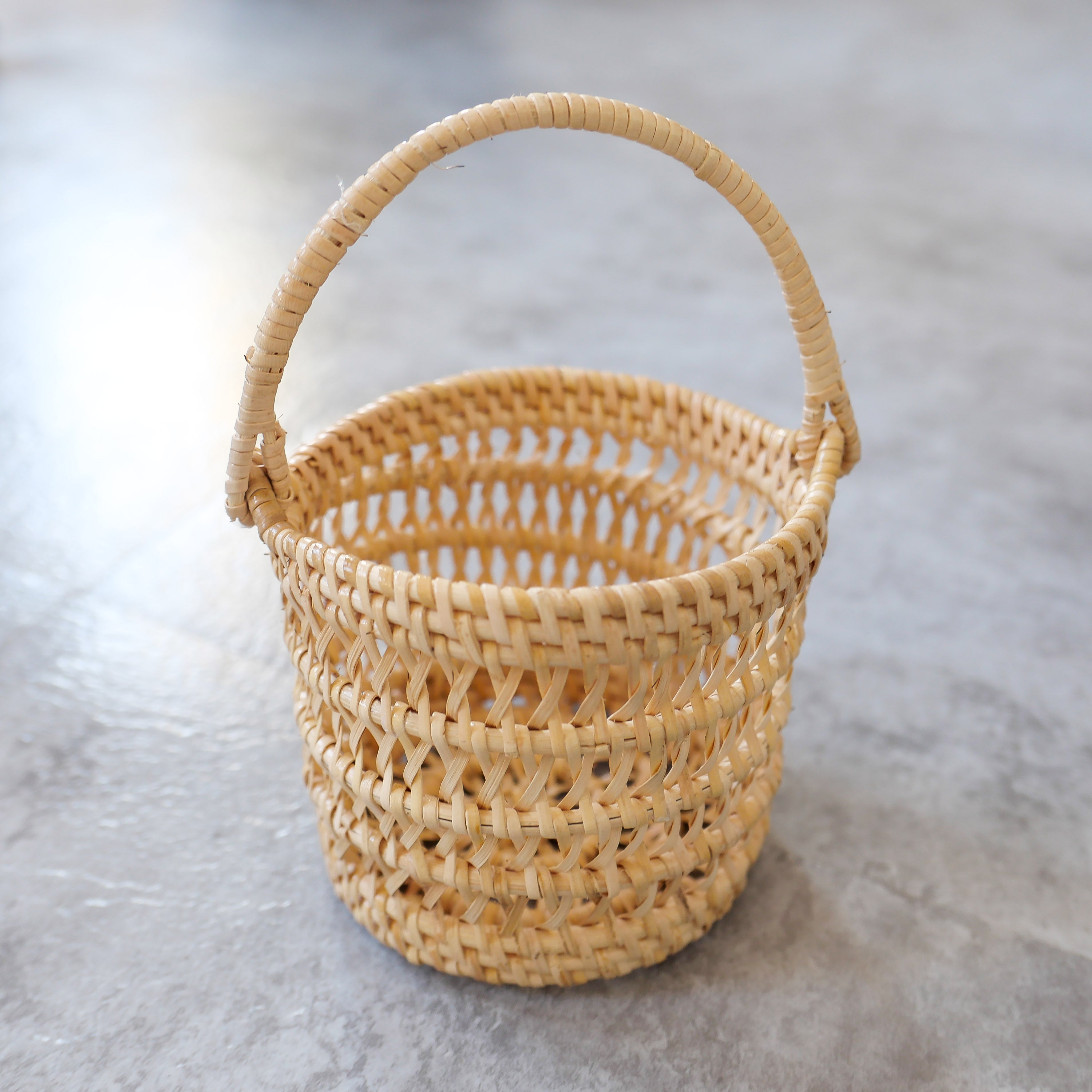 Hanging Rattan Basket Set - Basket Set | Joglo Living