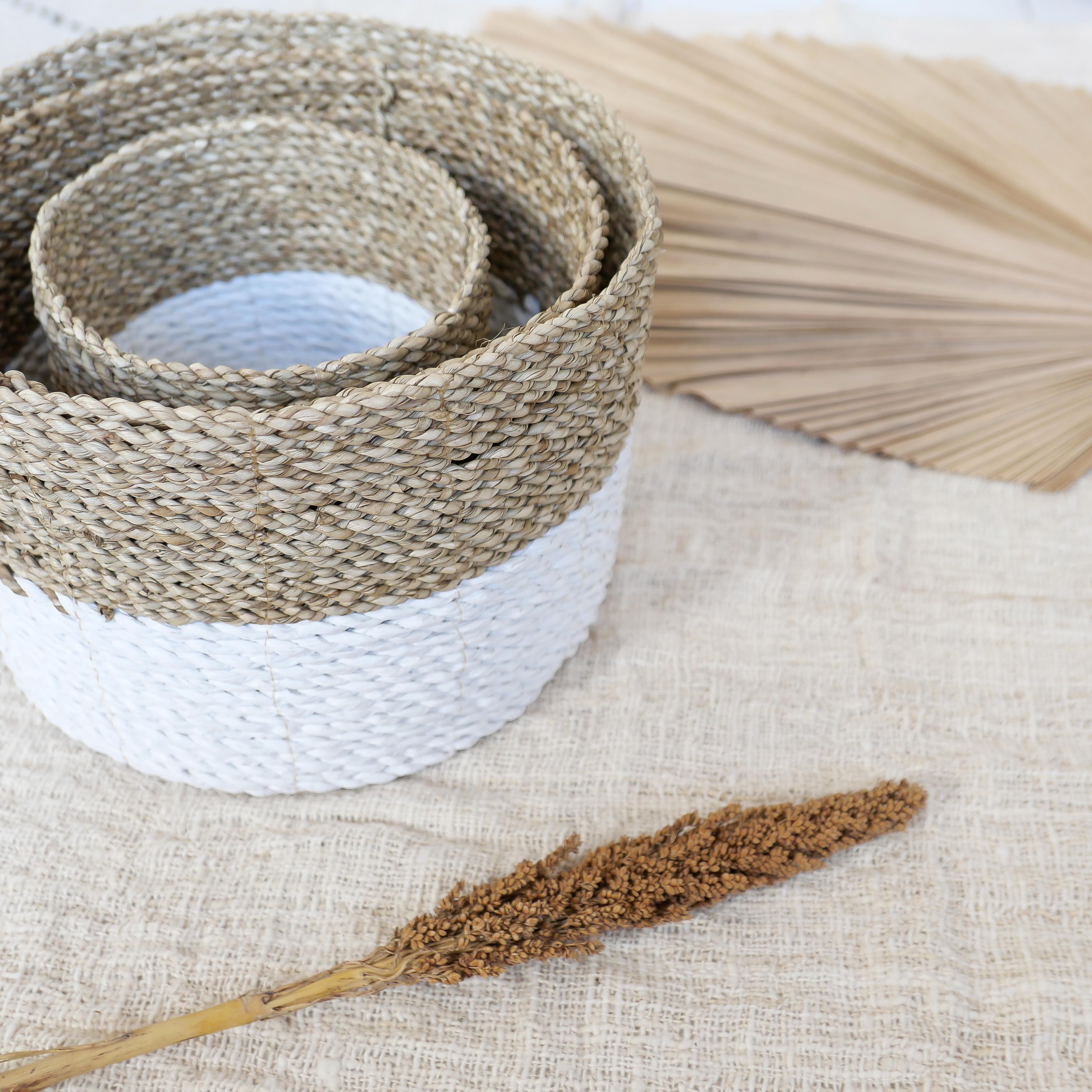 Seagrass basket set - Joglo Living