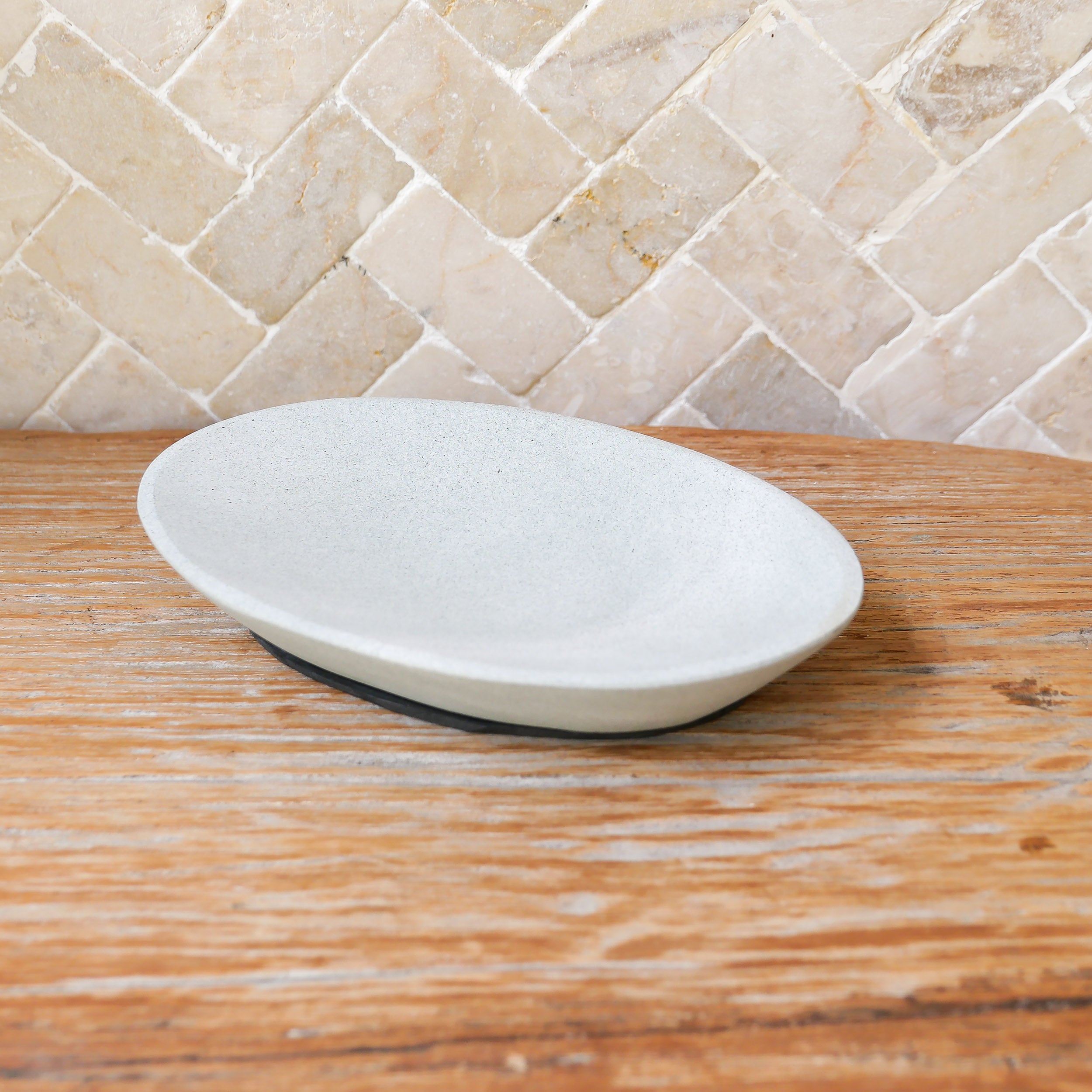 Zeolite stone bathroom accessories set - Joglo Living