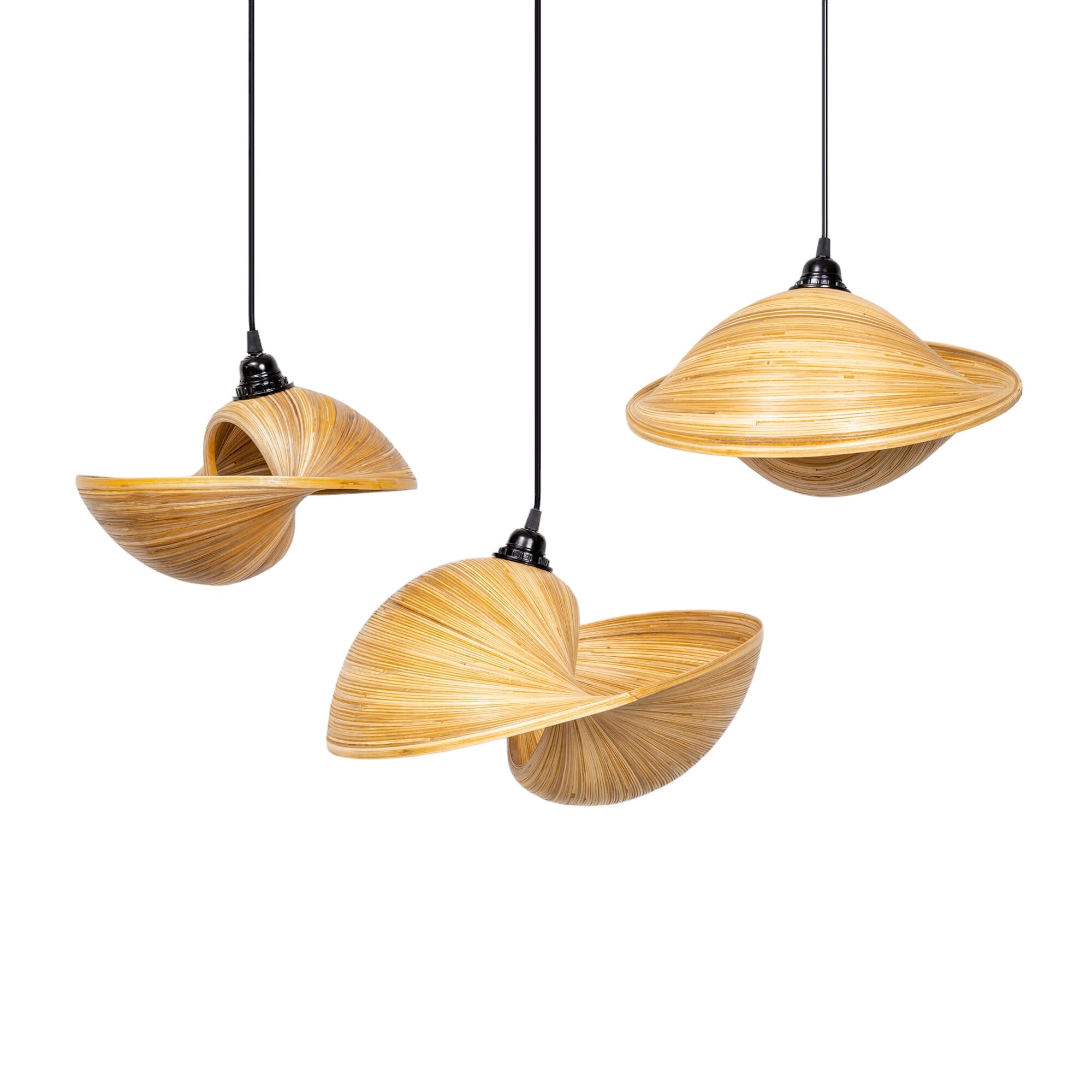 Bamboo pendant lampshade VERA