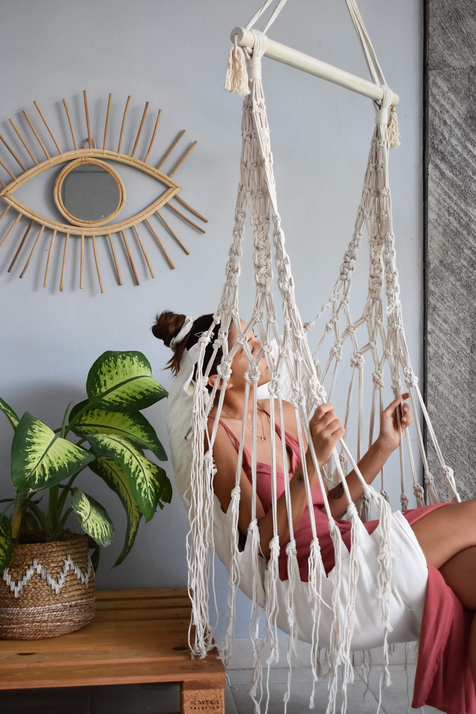 Boho swinging chair best sale